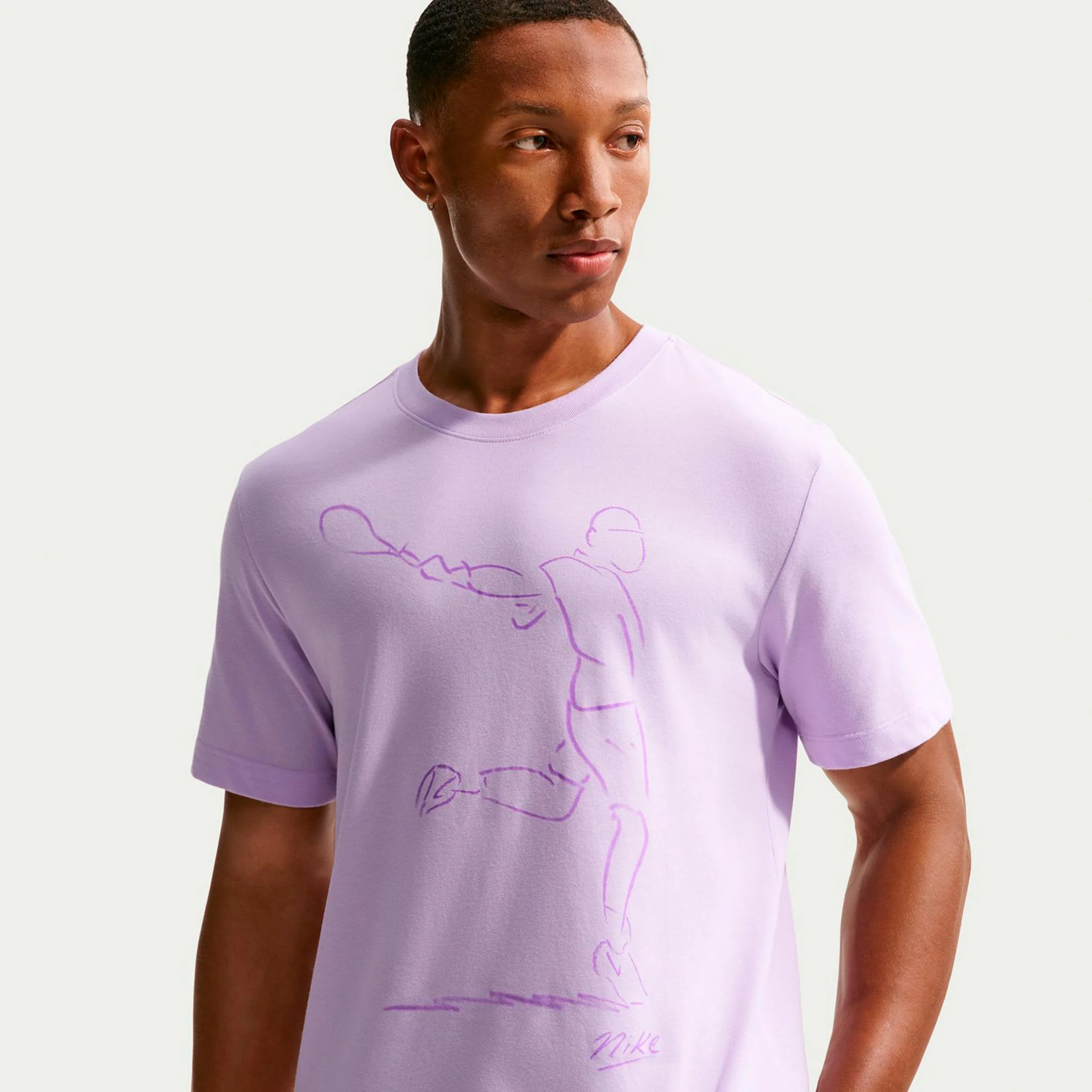 Court Dri-Fit T-shirt Herrar - syrén - Image 4