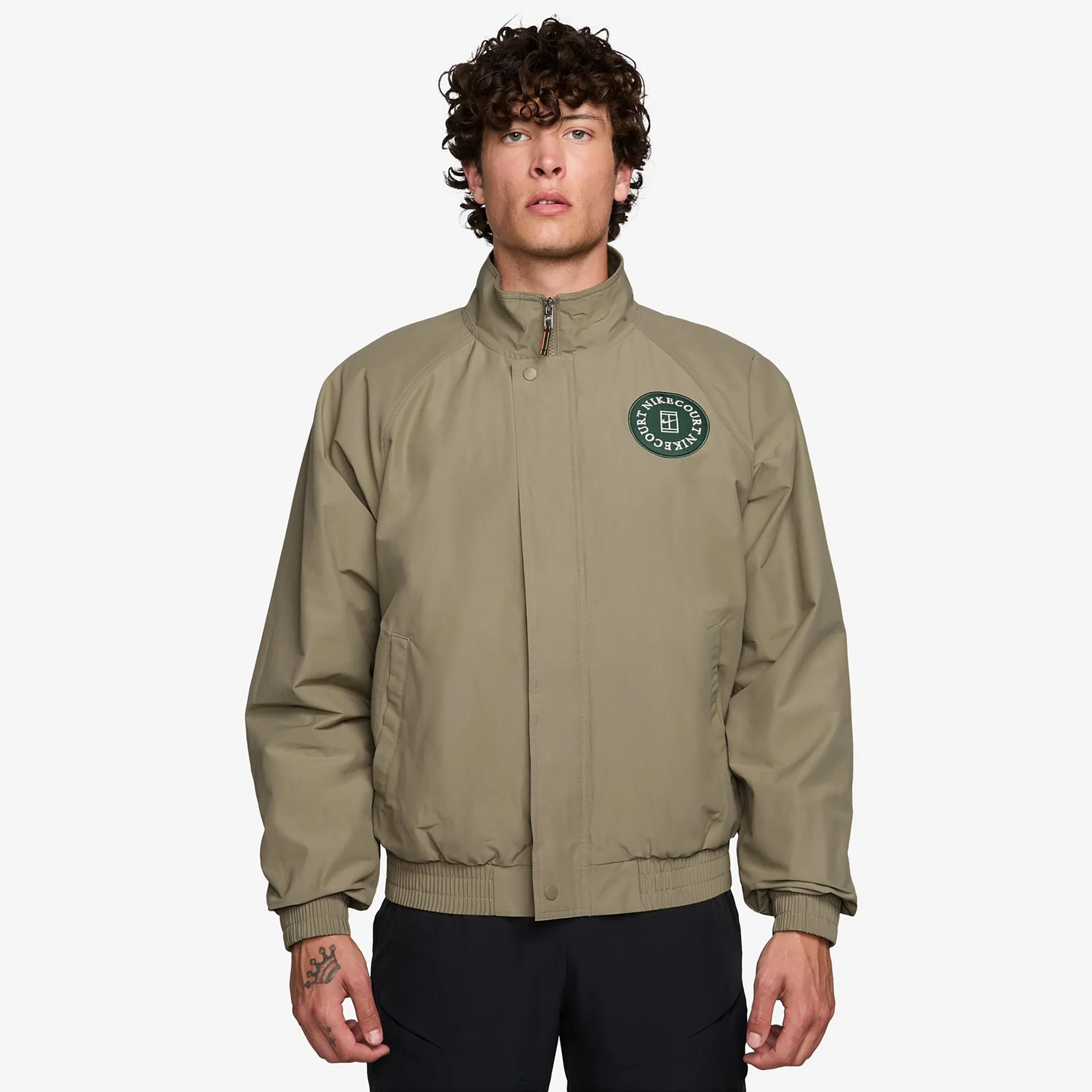 Court Heritage Outdoor-Jacke Herrar - oliv, mörkgrön