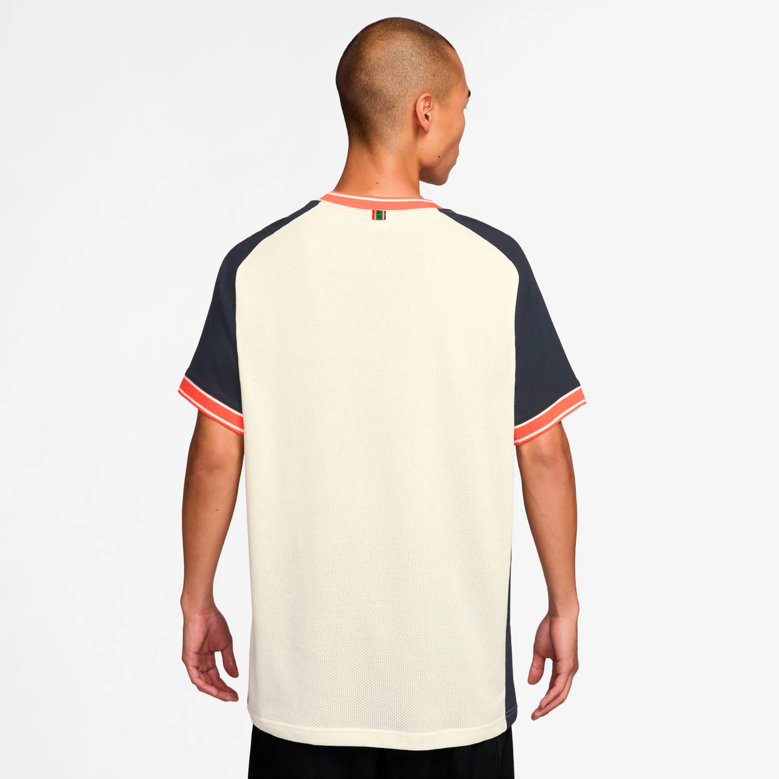 Court Heritage T-shirt Herrar-creme, mörkblå - Image 2