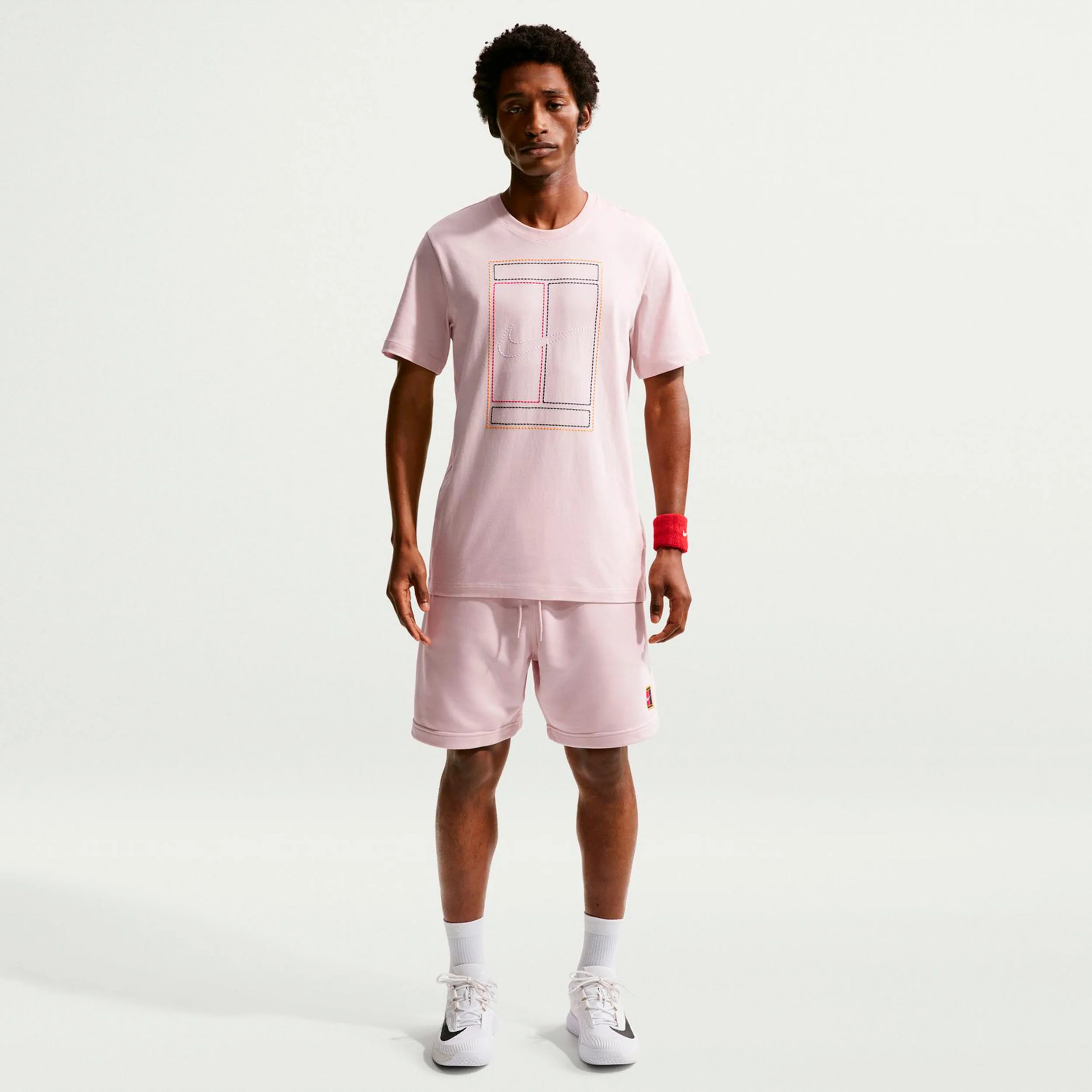 Court Heritage T-shirt Herrar - gammal rosa - Image 2