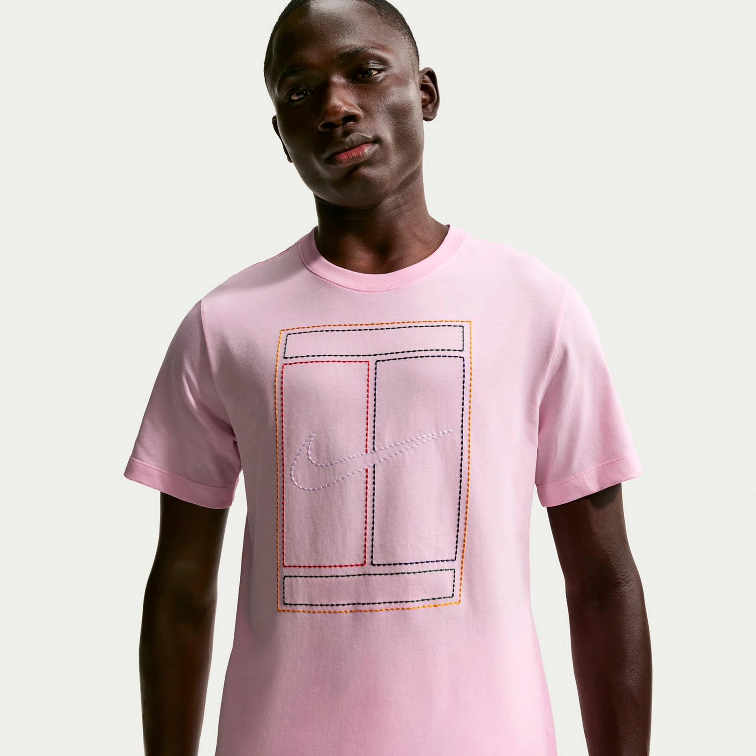 Court Heritage T-shirt Herrar-rosa