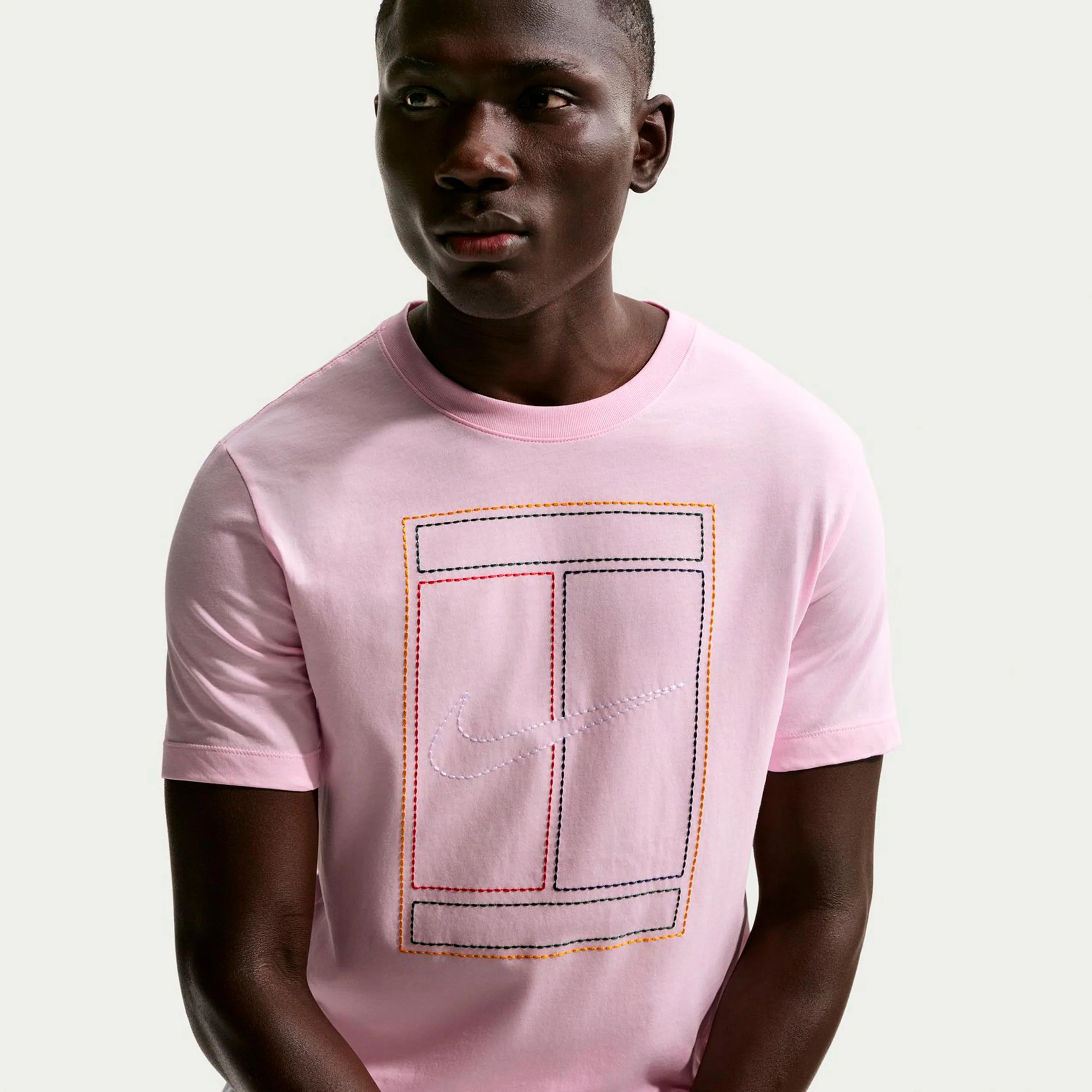 Court Heritage T-shirt Herrar-rosa - Image 4