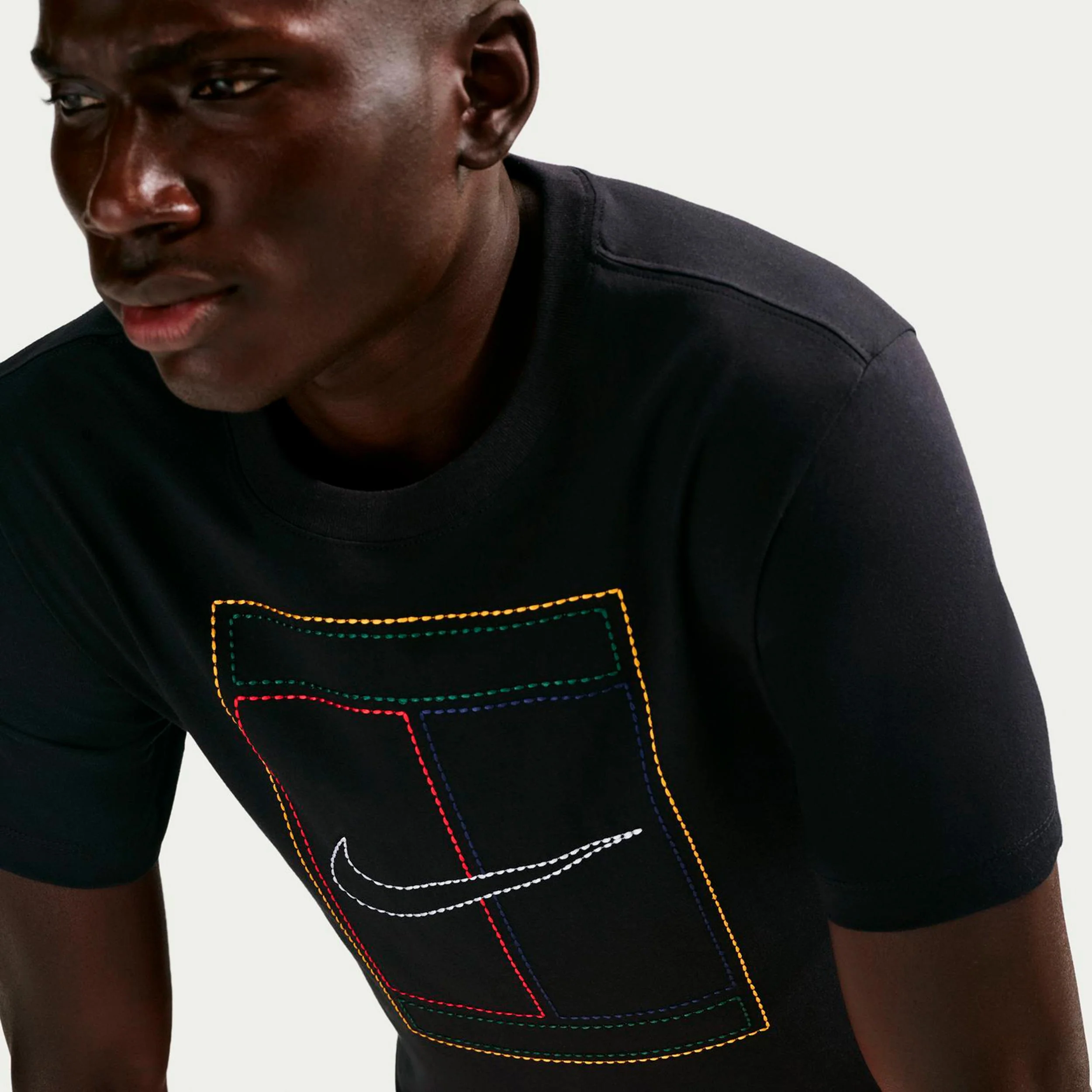 Court Heritage T-shirt Herrar-svart - Image 5