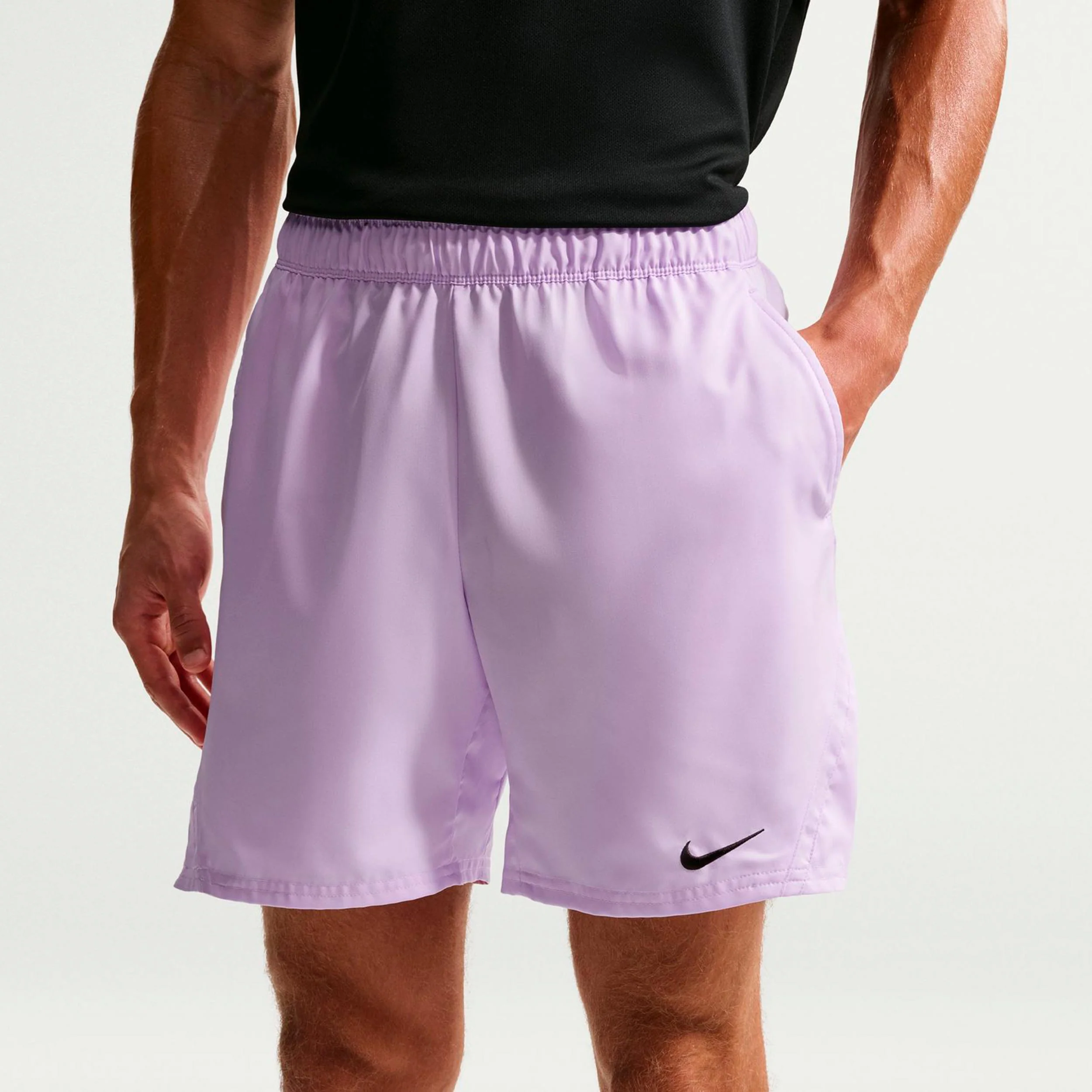 Court Victory Dri-Fit 7in Shorts Herrar - syrén, svart