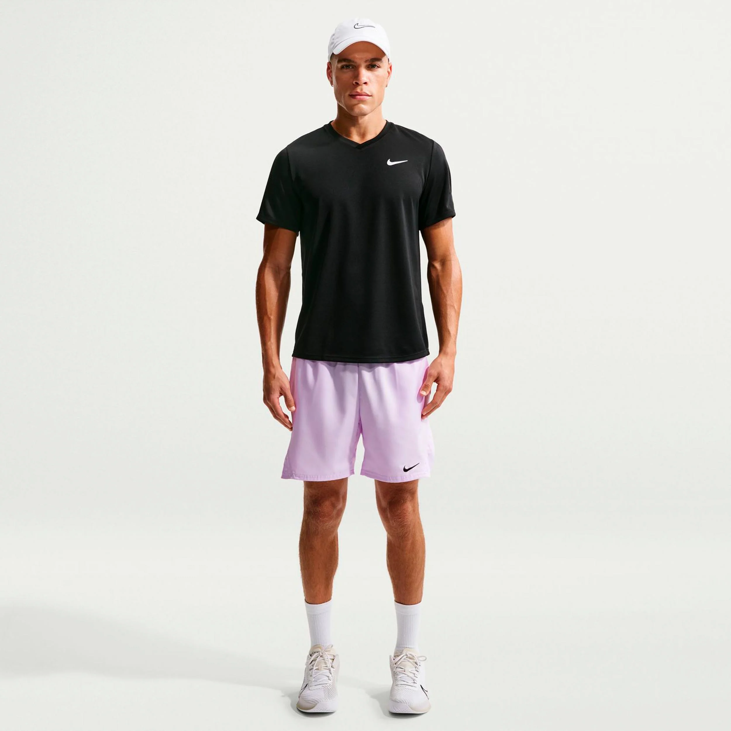Court Victory Dri-Fit 7in Shorts Herrar - syrén, svart - Image 2