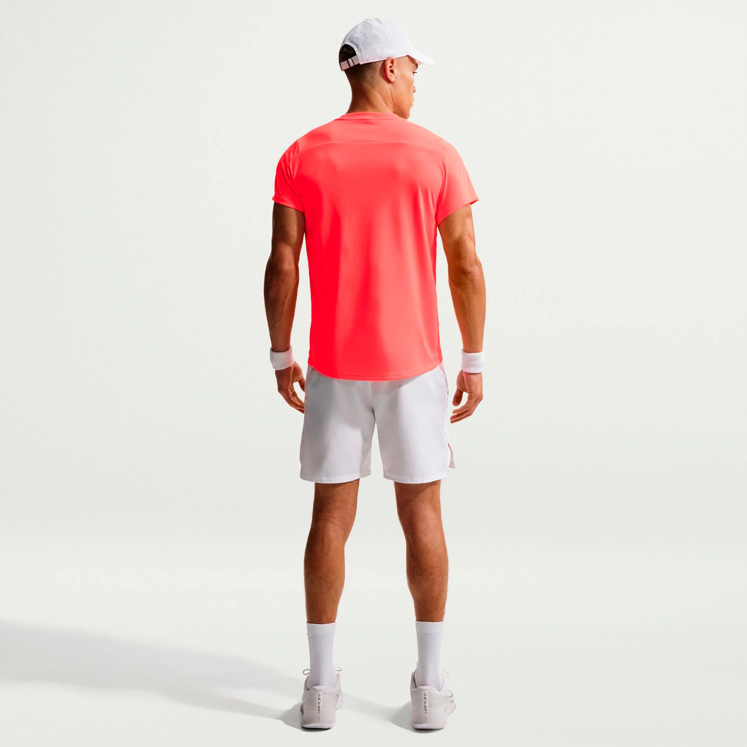 Court Victory Dry T-shirt Herrar - korall, svart - Image 3