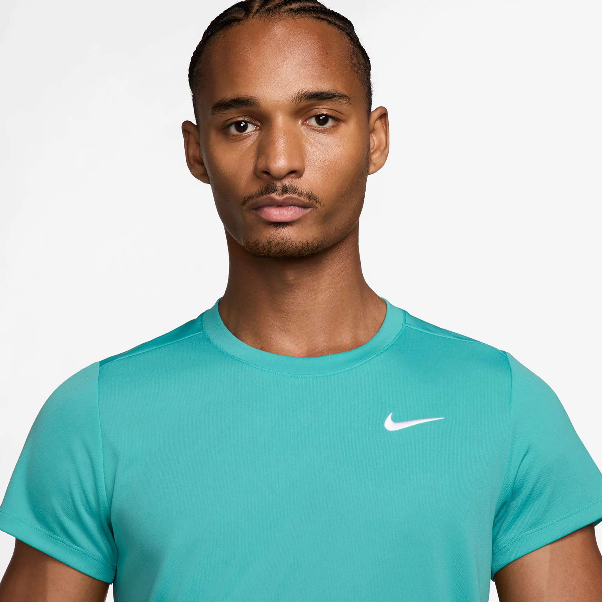 Court Victory Dry T-shirt Herrar - turkos, vit - Image 3