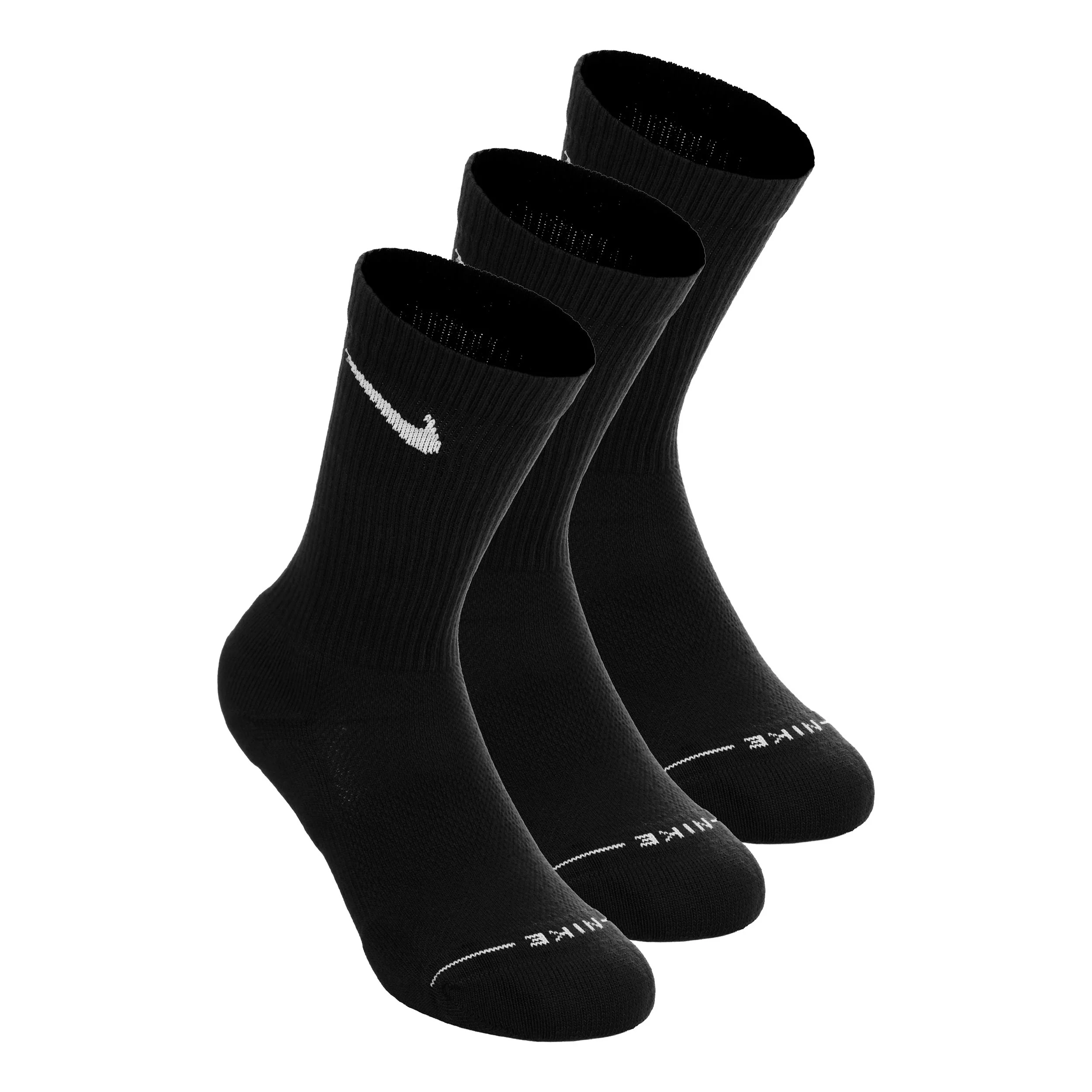 Crew Tennisstrumpor 3-pack Unisex - svart