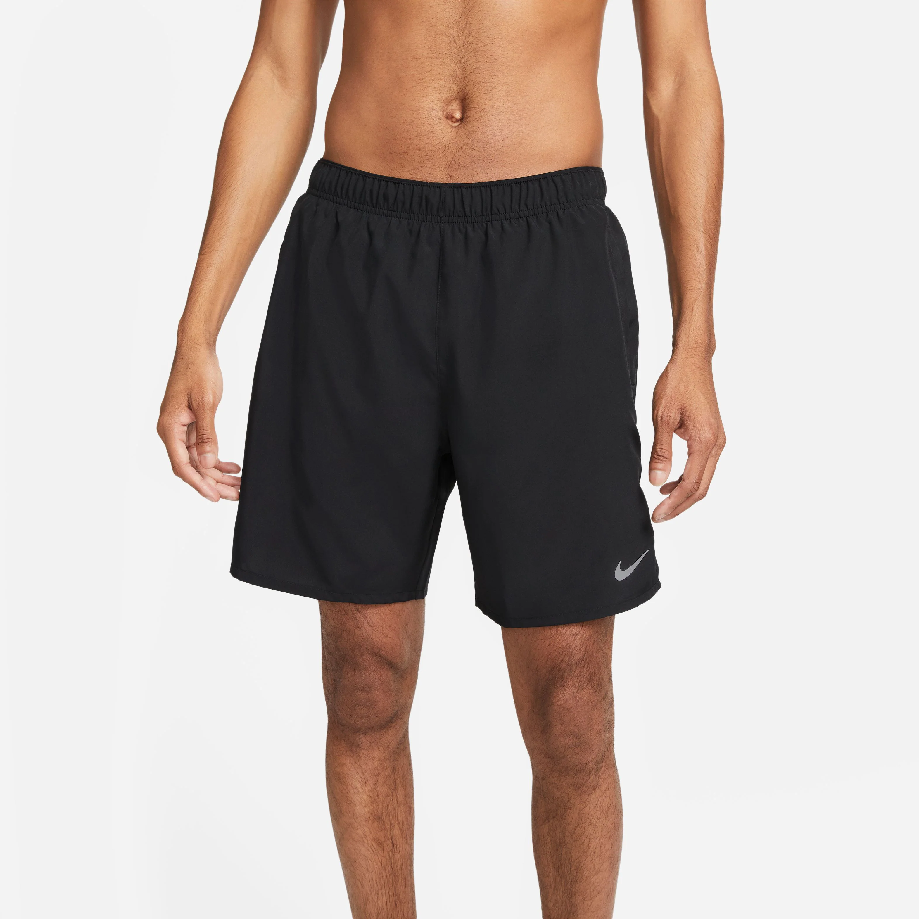 Dri-Fit Challenger 7in 2in1 Löparshorts Herrar-Svart,Grå - Image 4