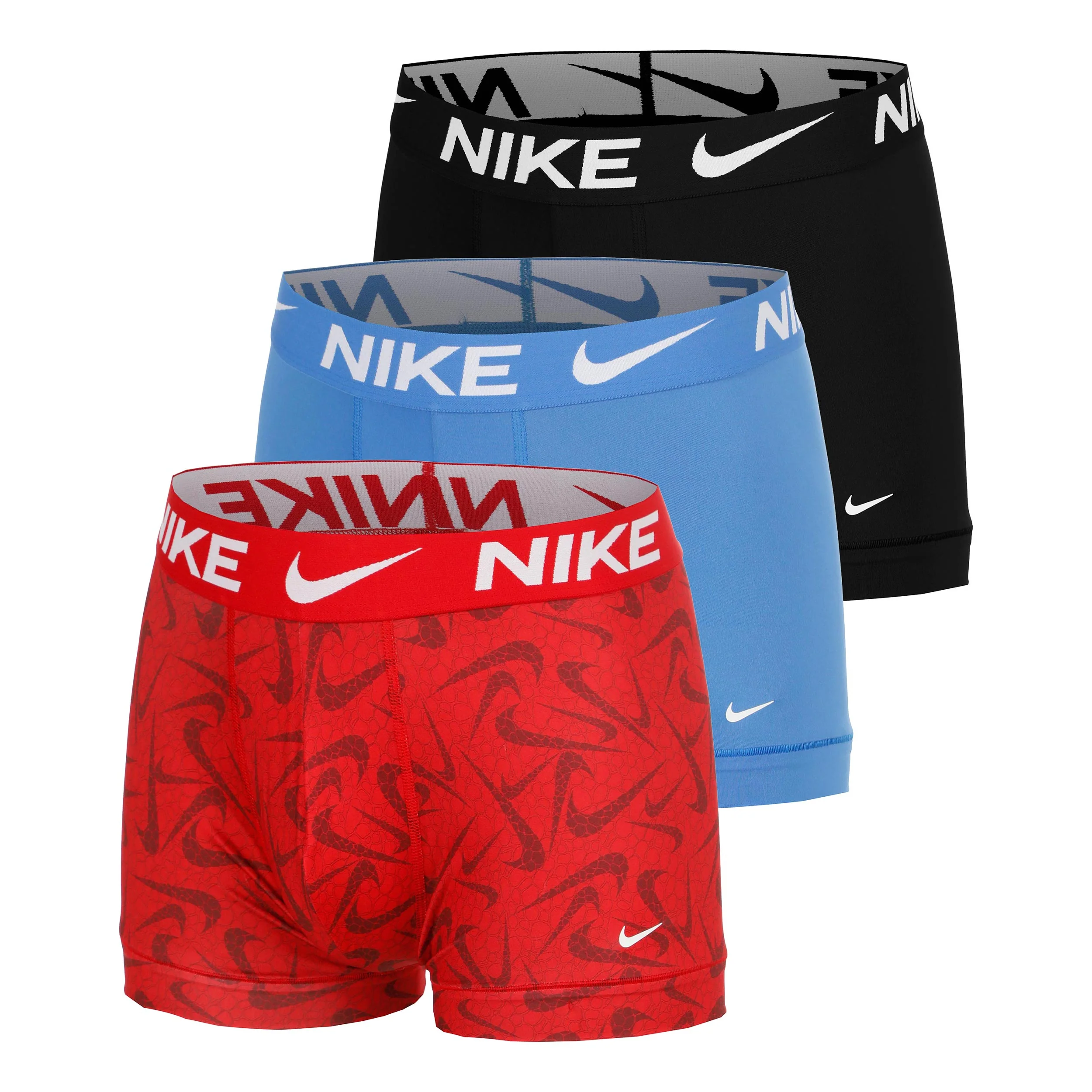Dri-Fit Essential Micro Trunk Boxershorts - 3-pack Herrar-röd, blå