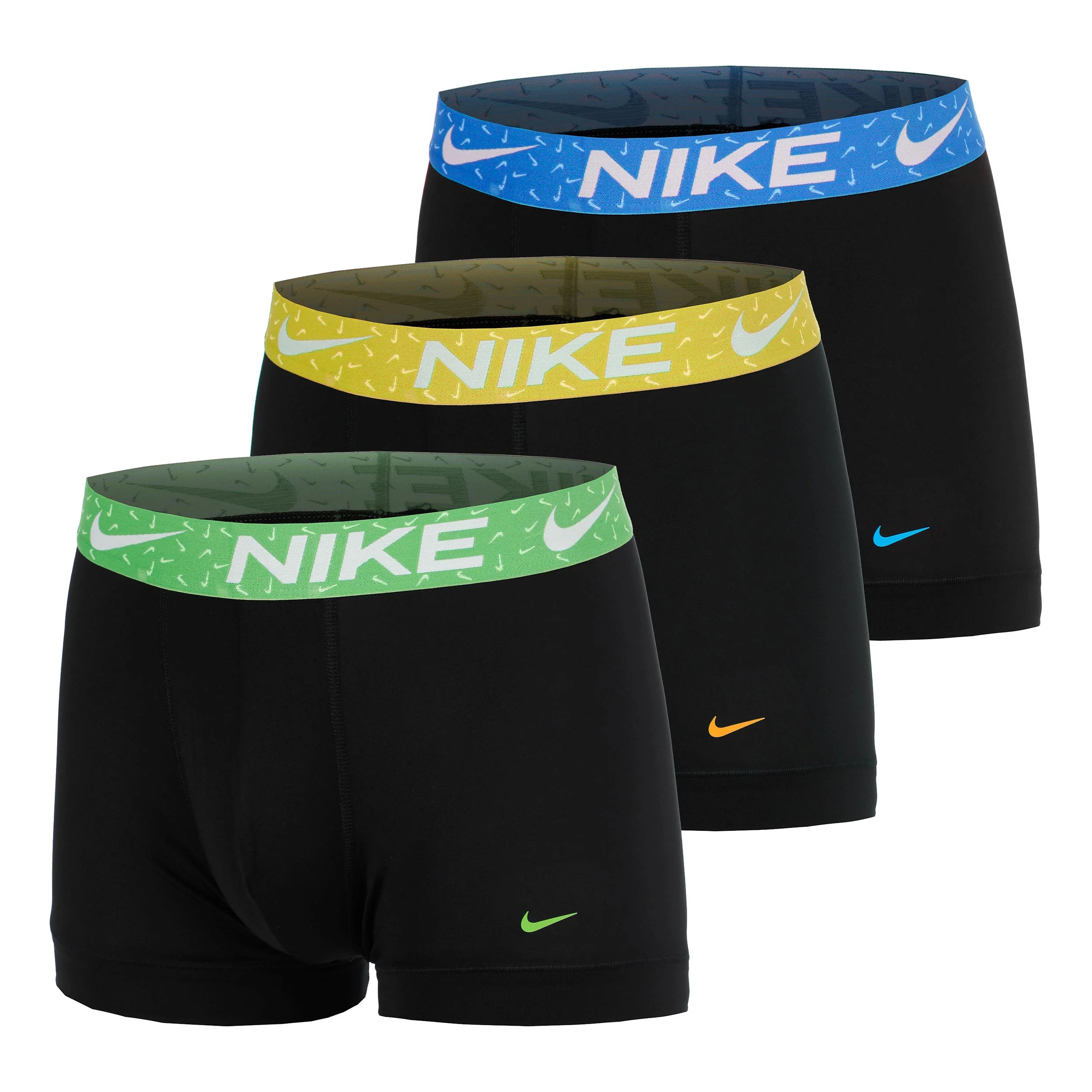 Dri-Fit Essential Micro Trunk Boxershorts - 3-pack Herrar-svart, grön