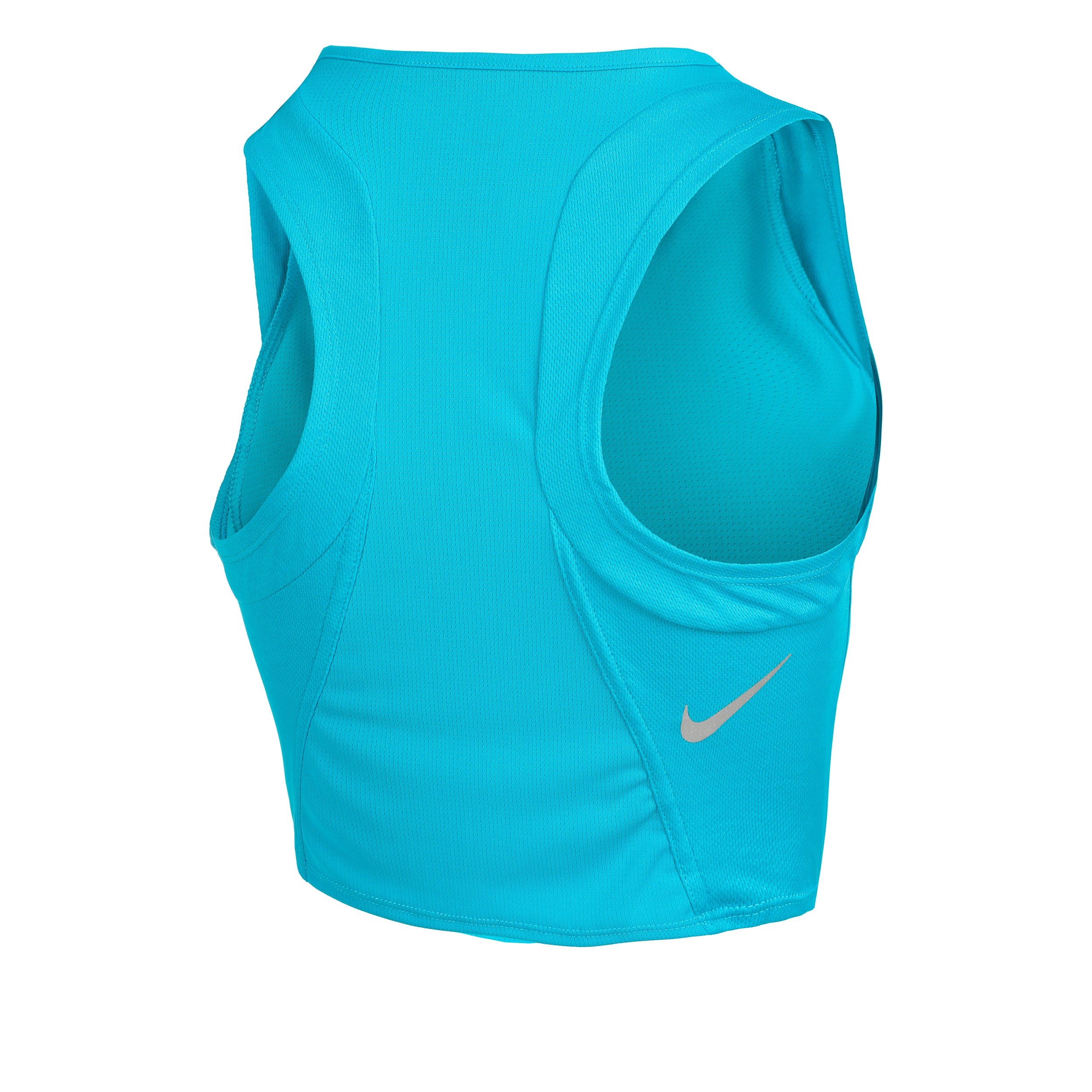 Dri-Fit Fast Crop Löpartröja Damer-Turkos - Image 2
