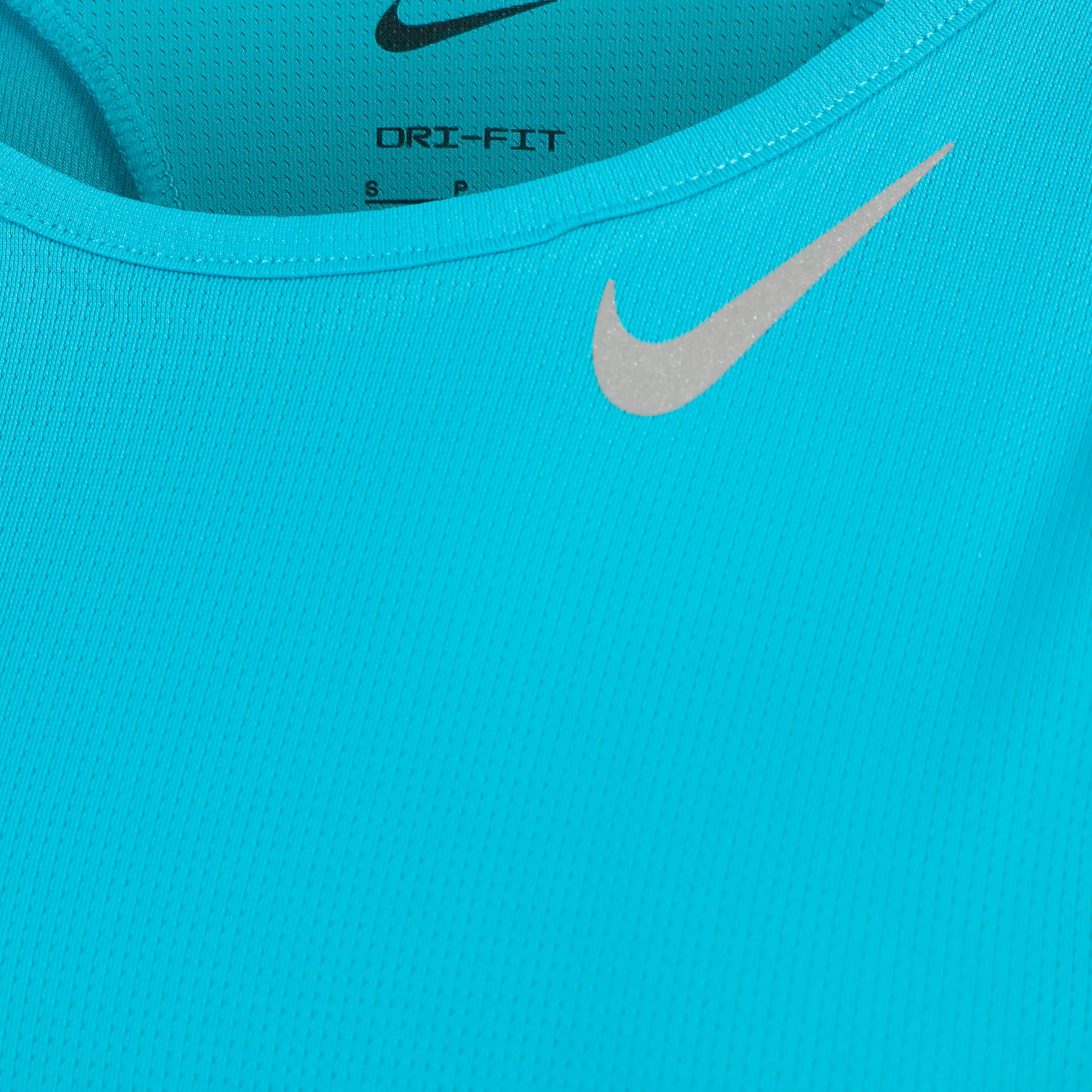 Dri-Fit Fast Crop Löpartröja Damer-Turkos - Image 3