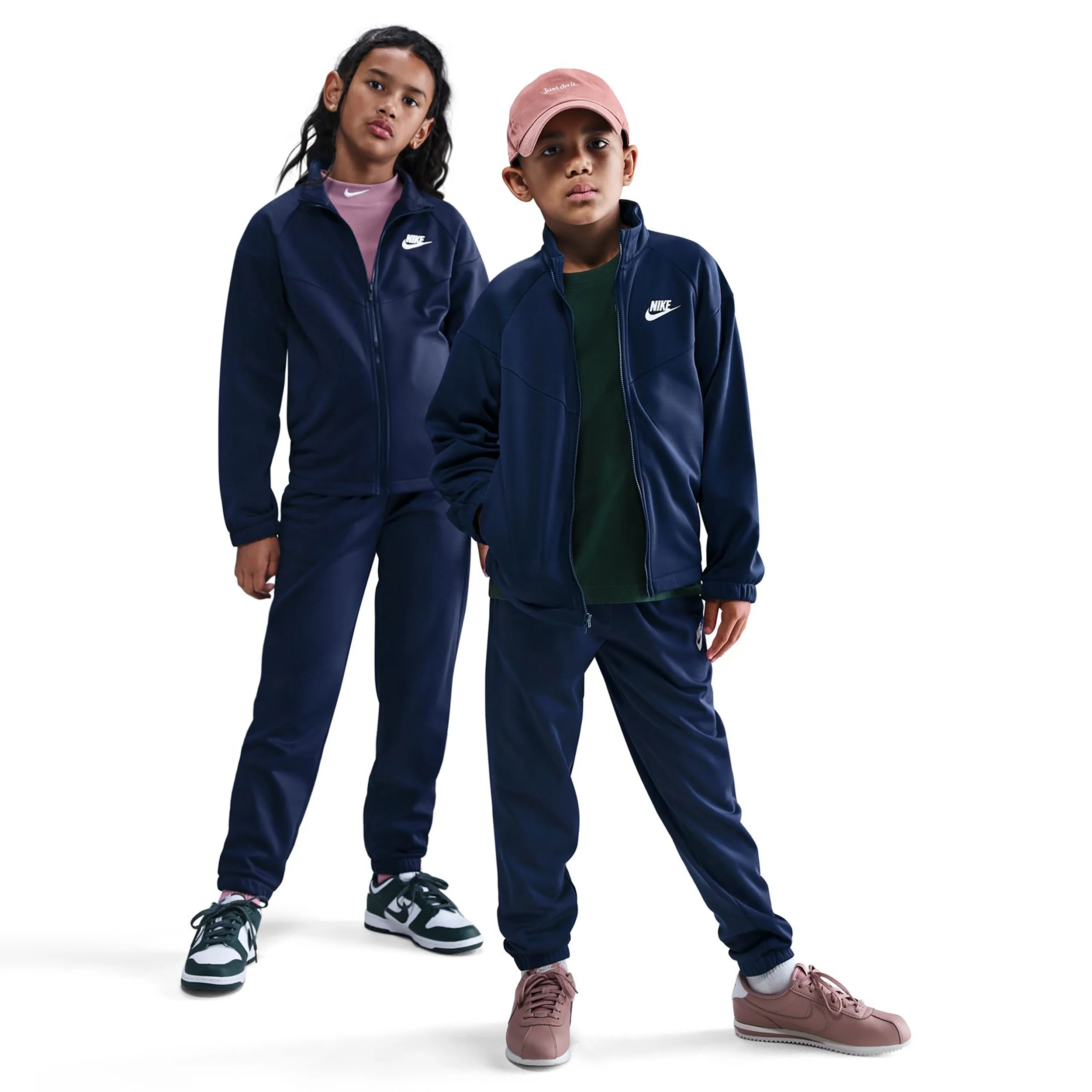 Dri-Fit Full-Zip Träningsoverall Barn-mörkblå - Image 7
