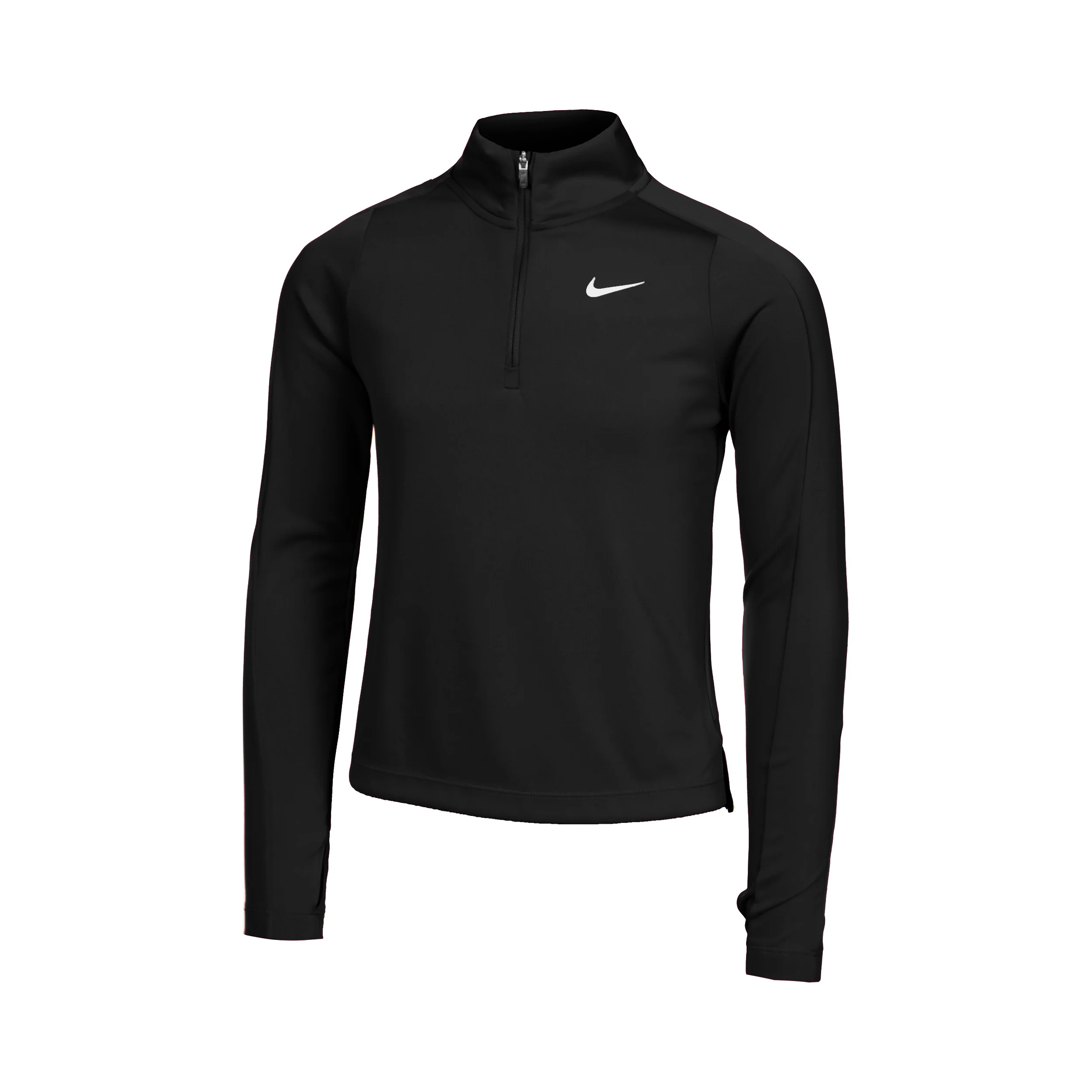Dri-Fit Half-Zip Långärmat Flickor - svart, - Image 6