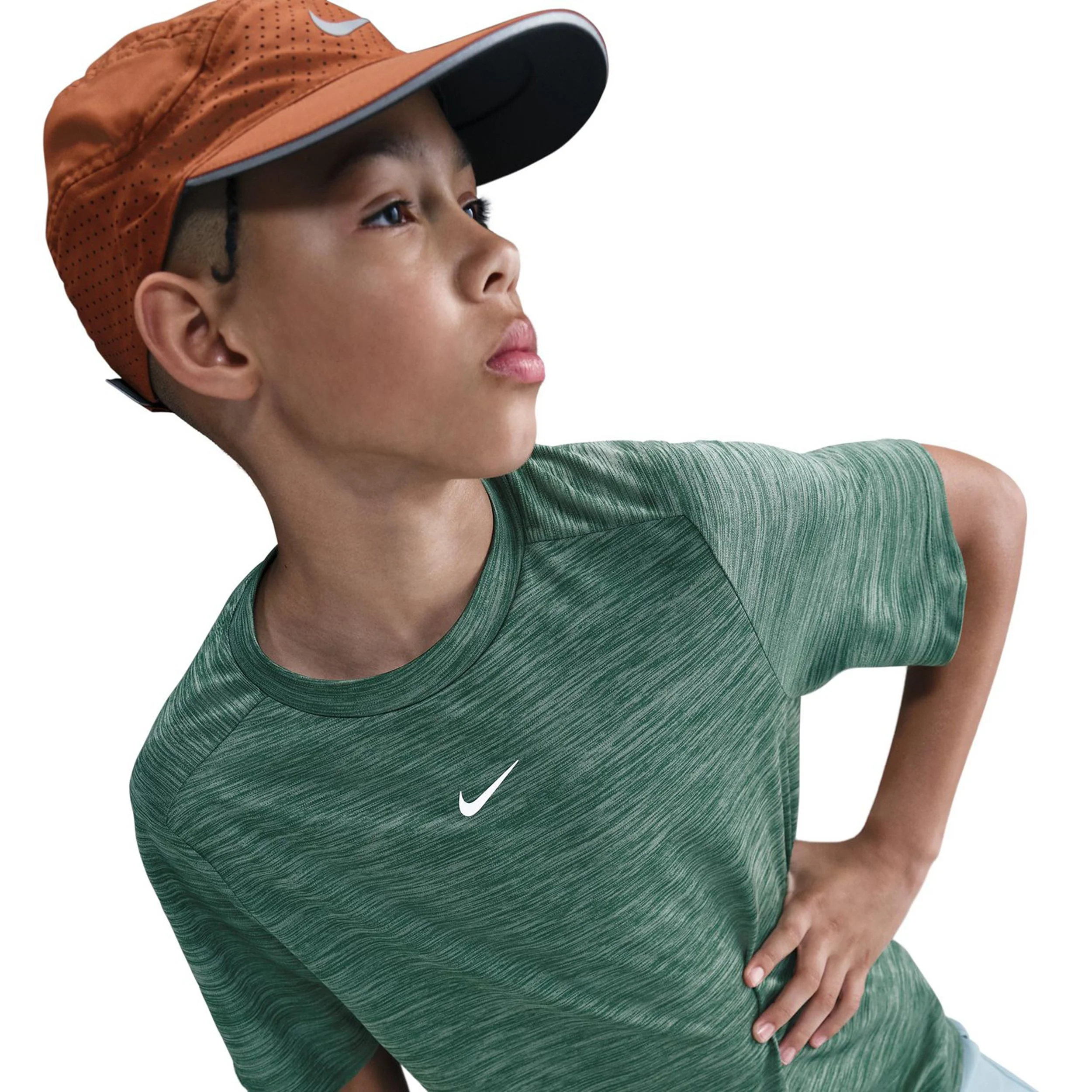 Dri-Fit Heather T-shirt Barn-Grön - Image 4