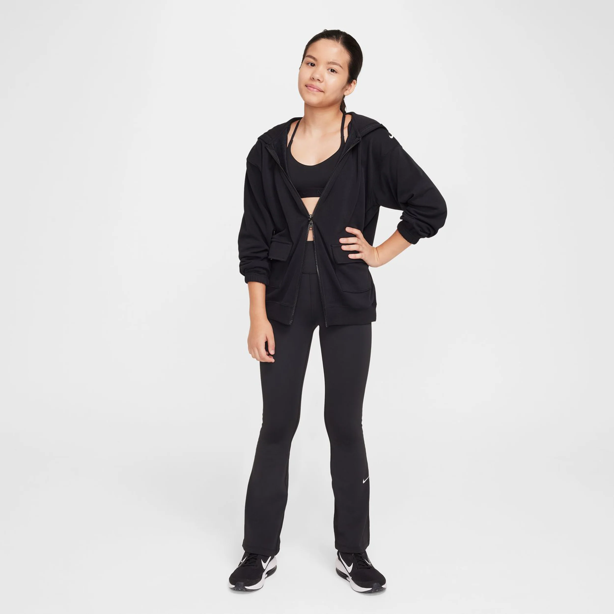 Dri-Fit Indy Sport-behå Flickor-Svart - Image 9