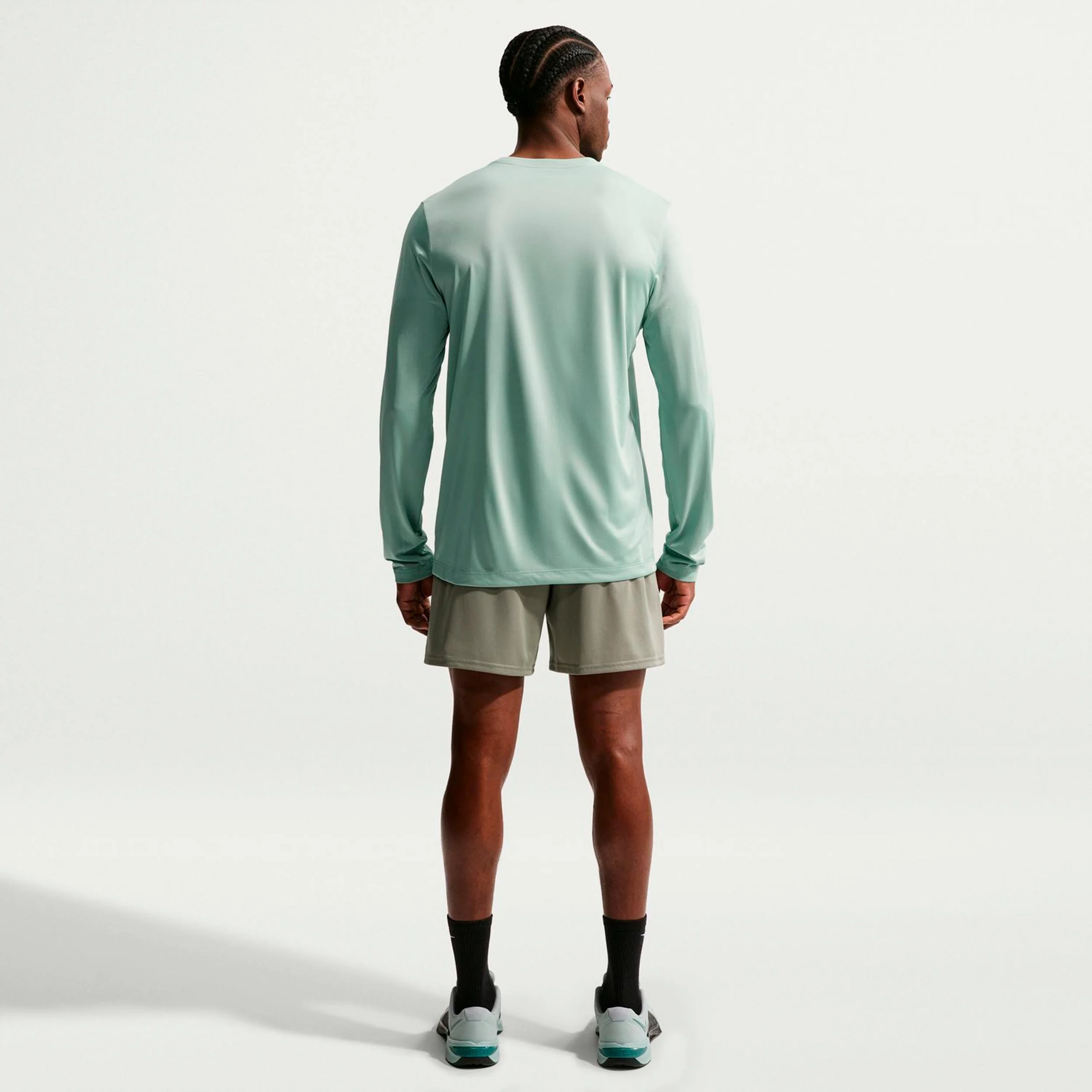 Dri-Fit Långärmat Herrar - grågrön, svart - Image 3