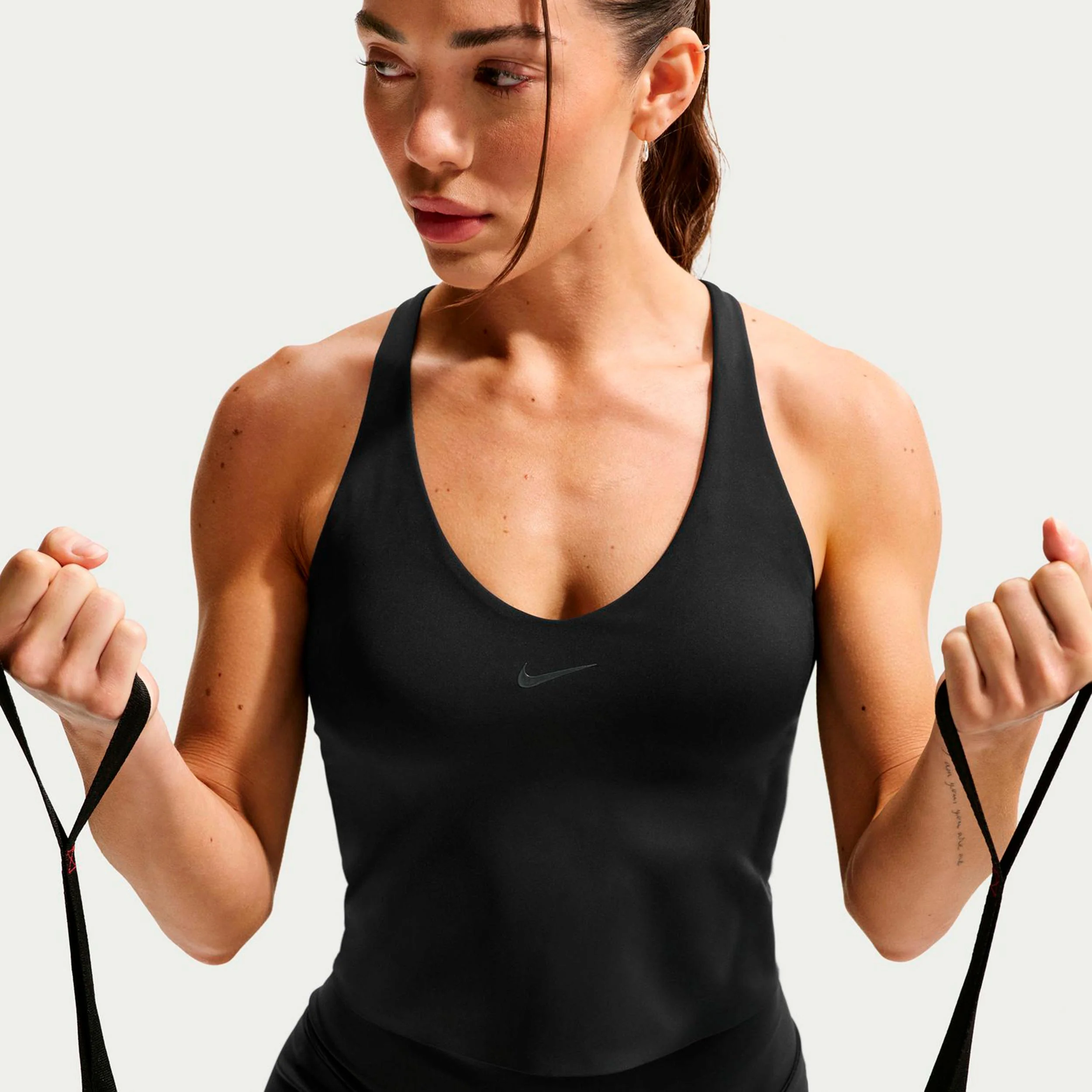 Dri-Fit Medium Support Linne Damer - svart, antracit - Image 5