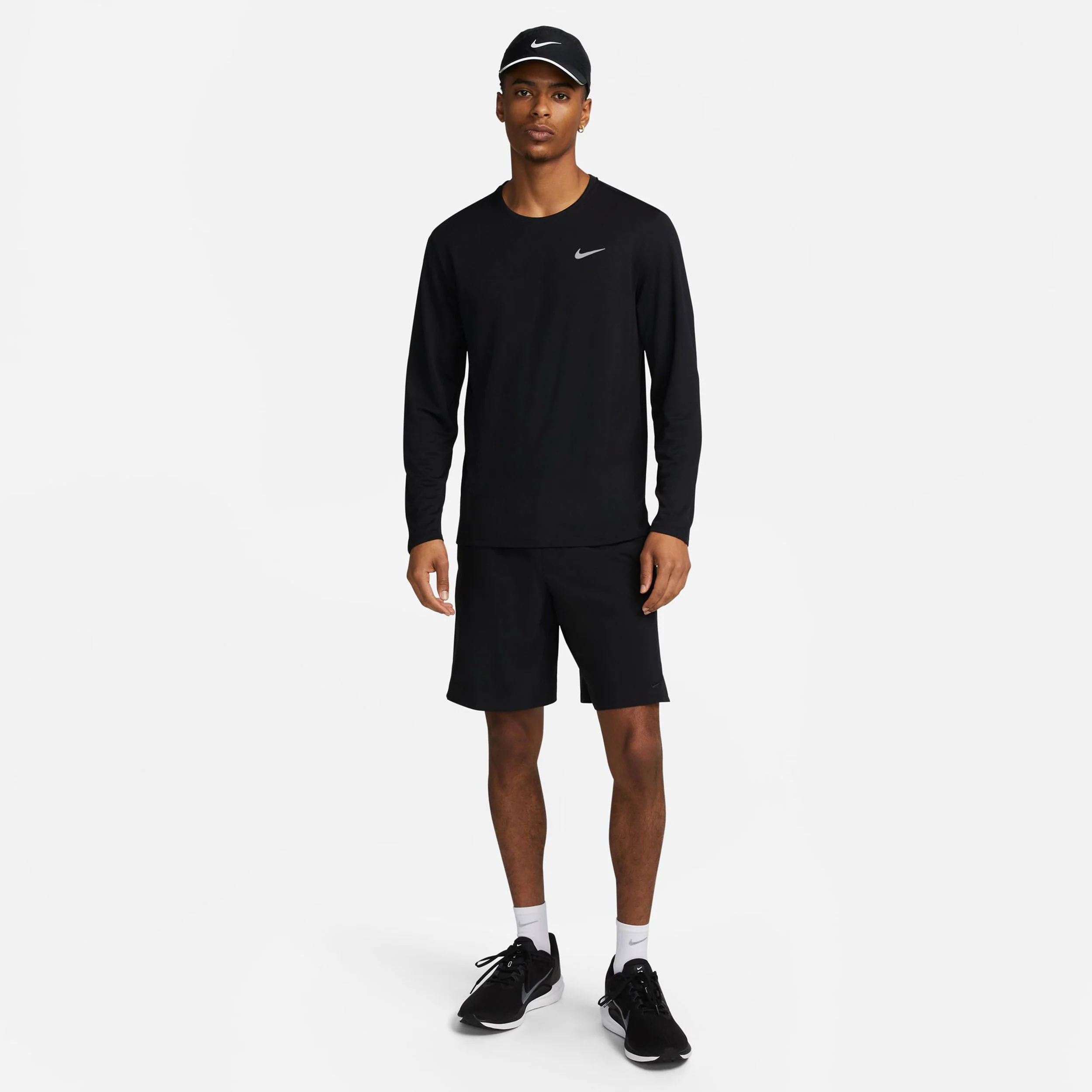 Dri-Fit Miler Dri-Fit UV Miler Löpartröja Herrar-Svart - Image 6