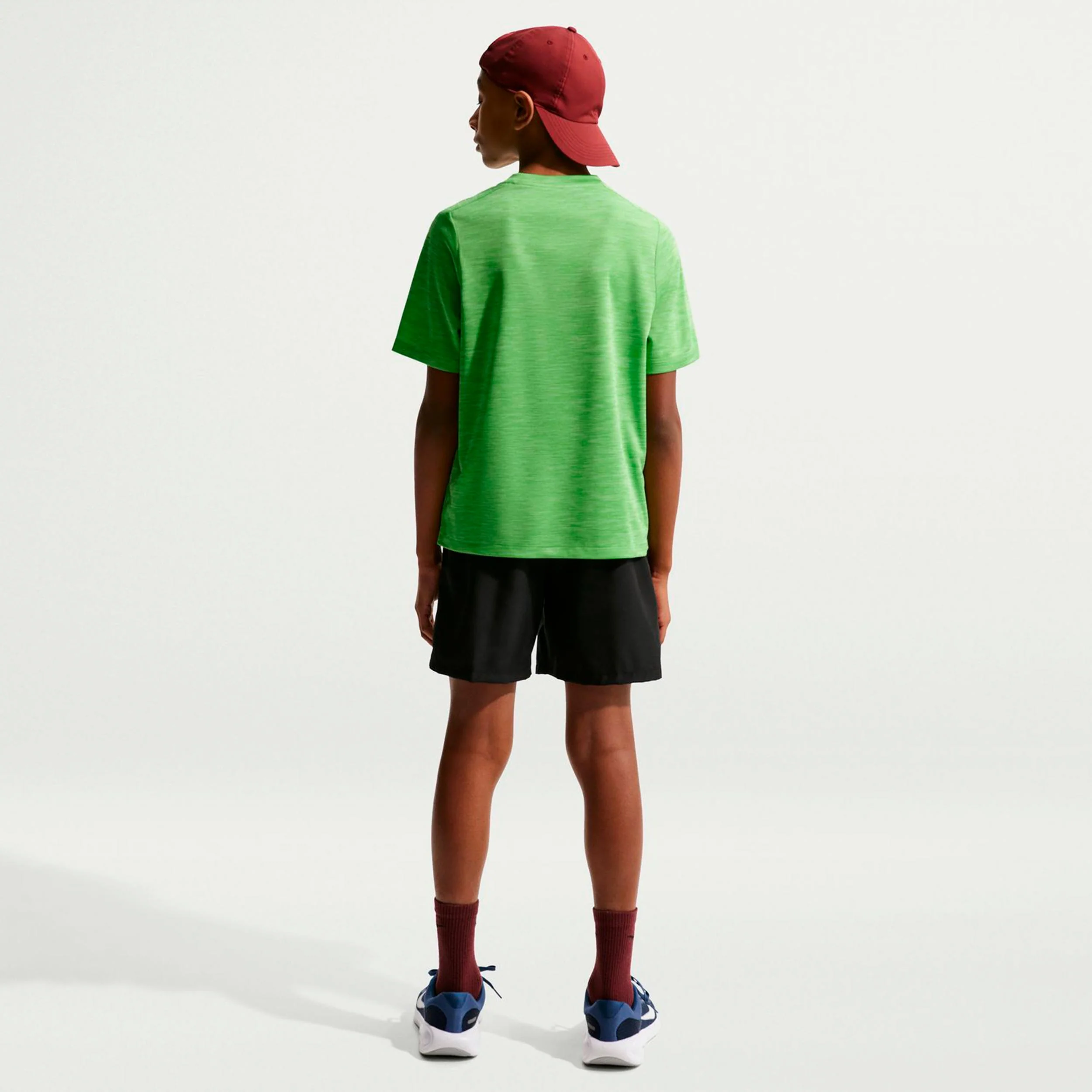 Dri-FIT Multi Heather T-shirt Barn-grön, vit - Image 3