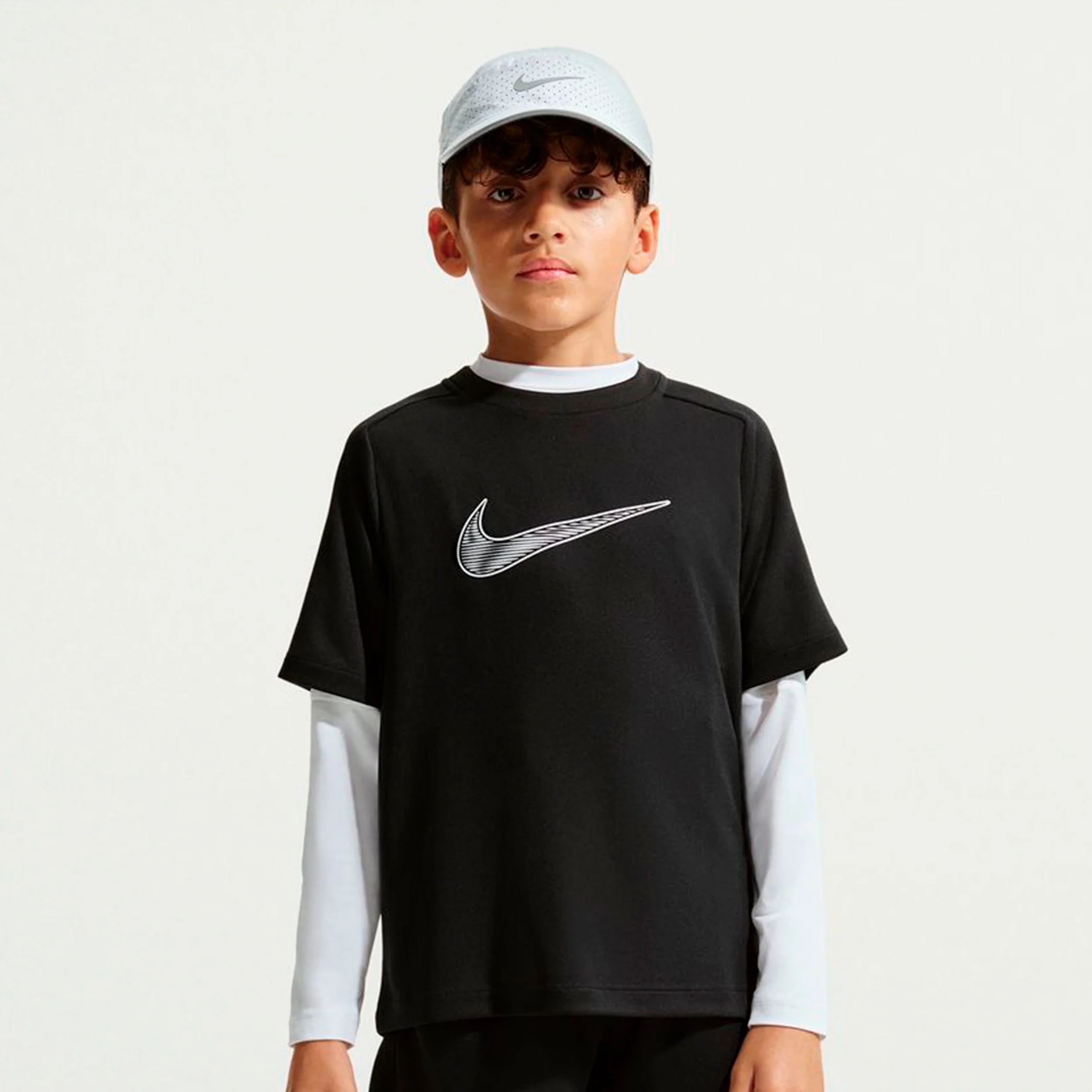 Dri-Fit Multi  T-shirt Pojkar-svart