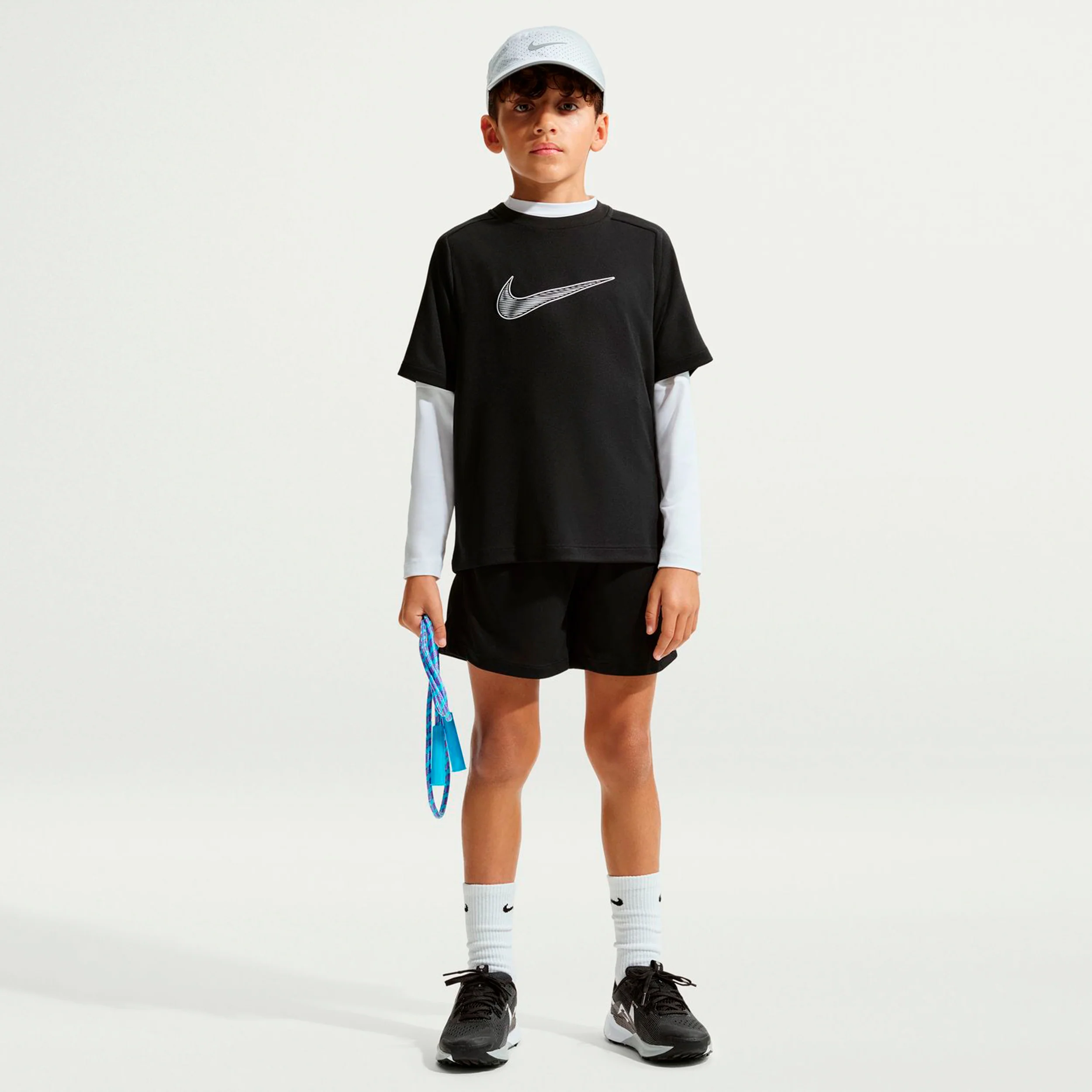 Dri-Fit Multi  T-shirt Pojkar-svart - Image 2