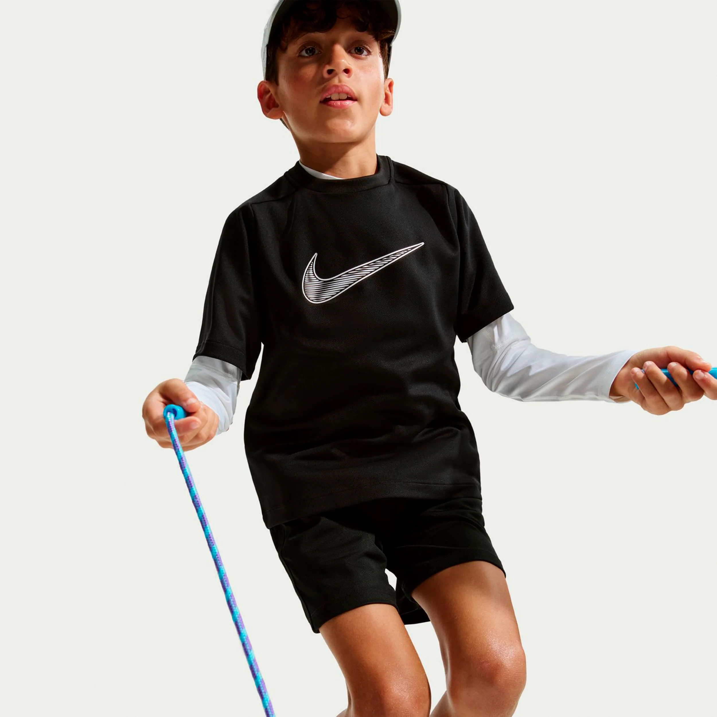 Dri-Fit Multi  T-shirt Pojkar-svart - Image 4