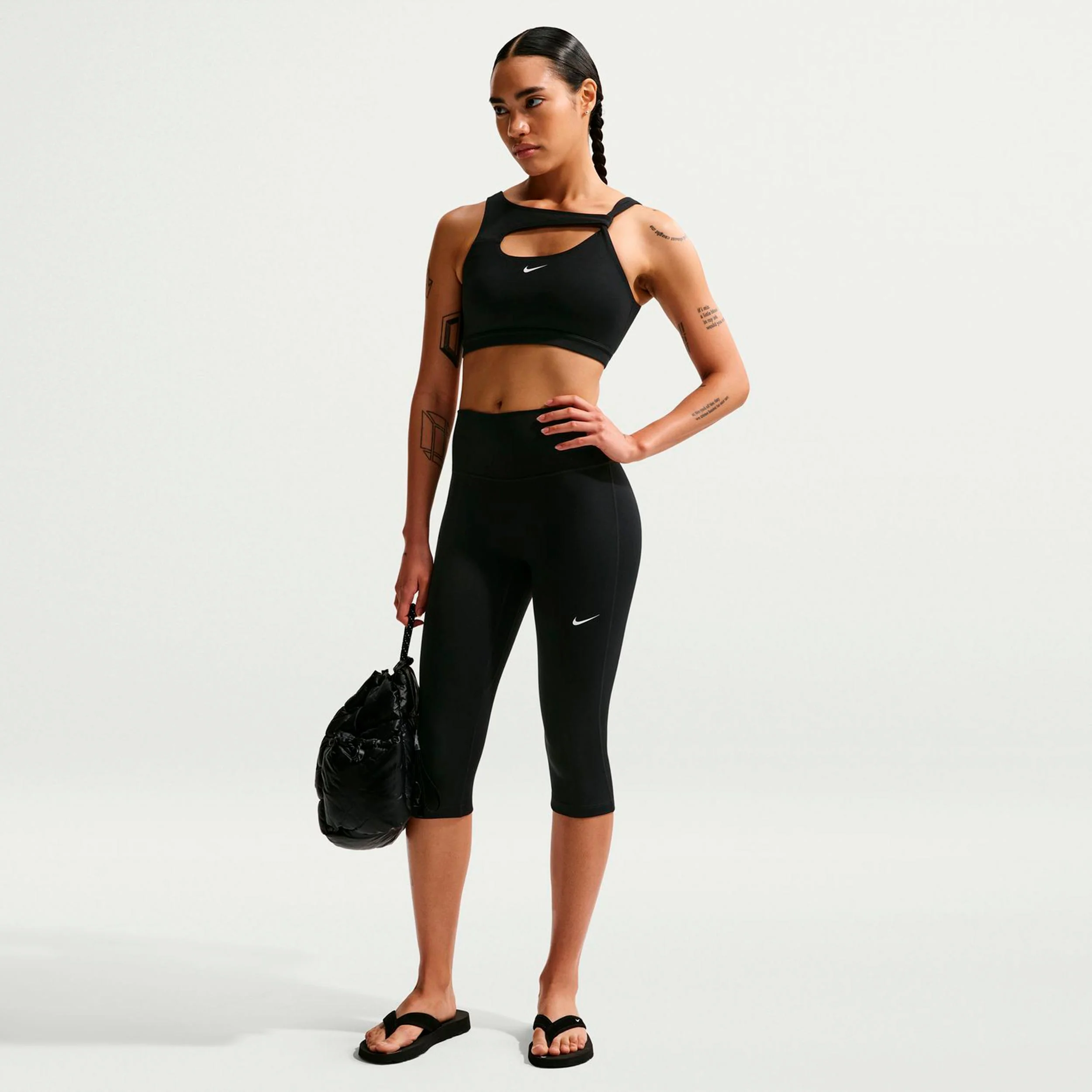 Dri-Fit One High Rise Tights Damer-svart - Image 2