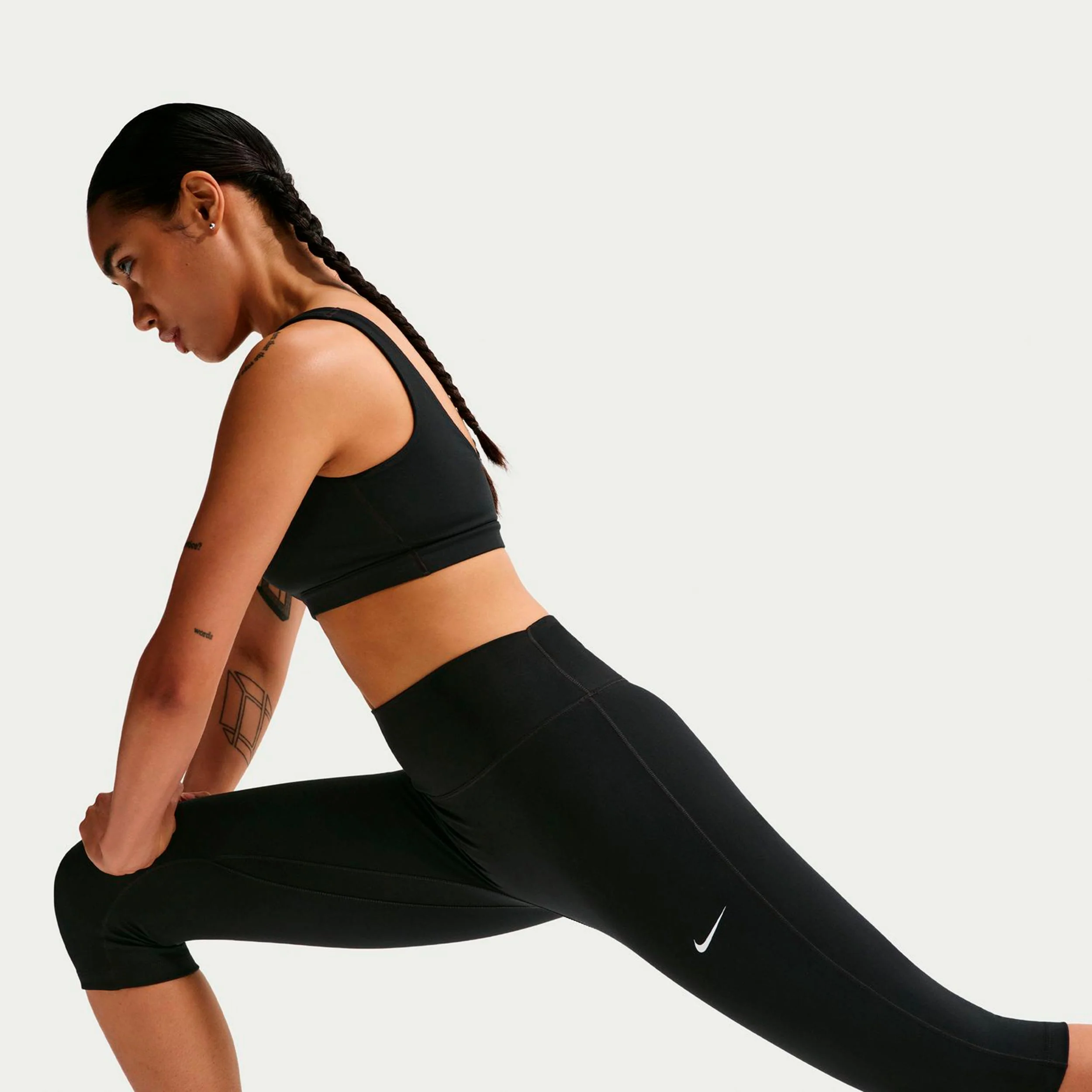 Dri-Fit One High Rise Tights Damer-svart - Image 5