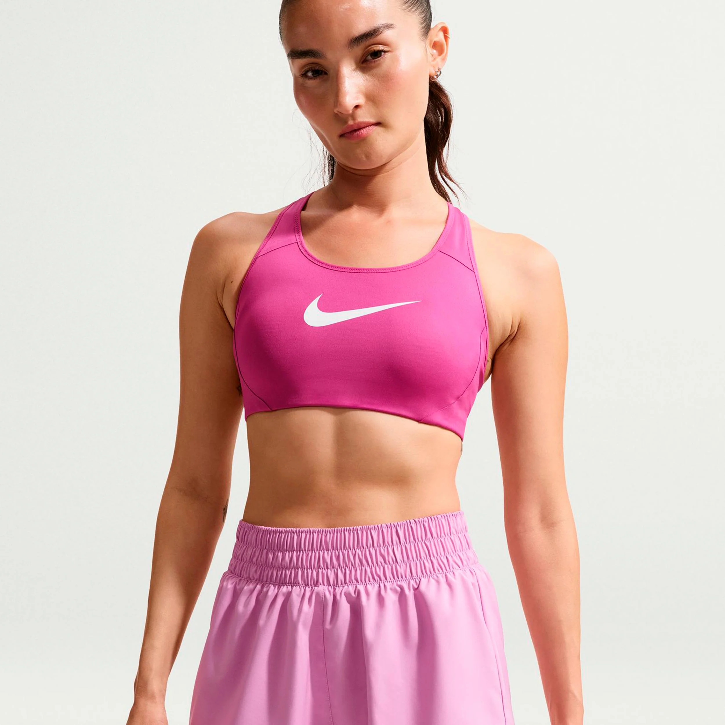 Dri-Fit One Mid Rise 2in1 3in Shorts Damer-syrén, vit - Image 7