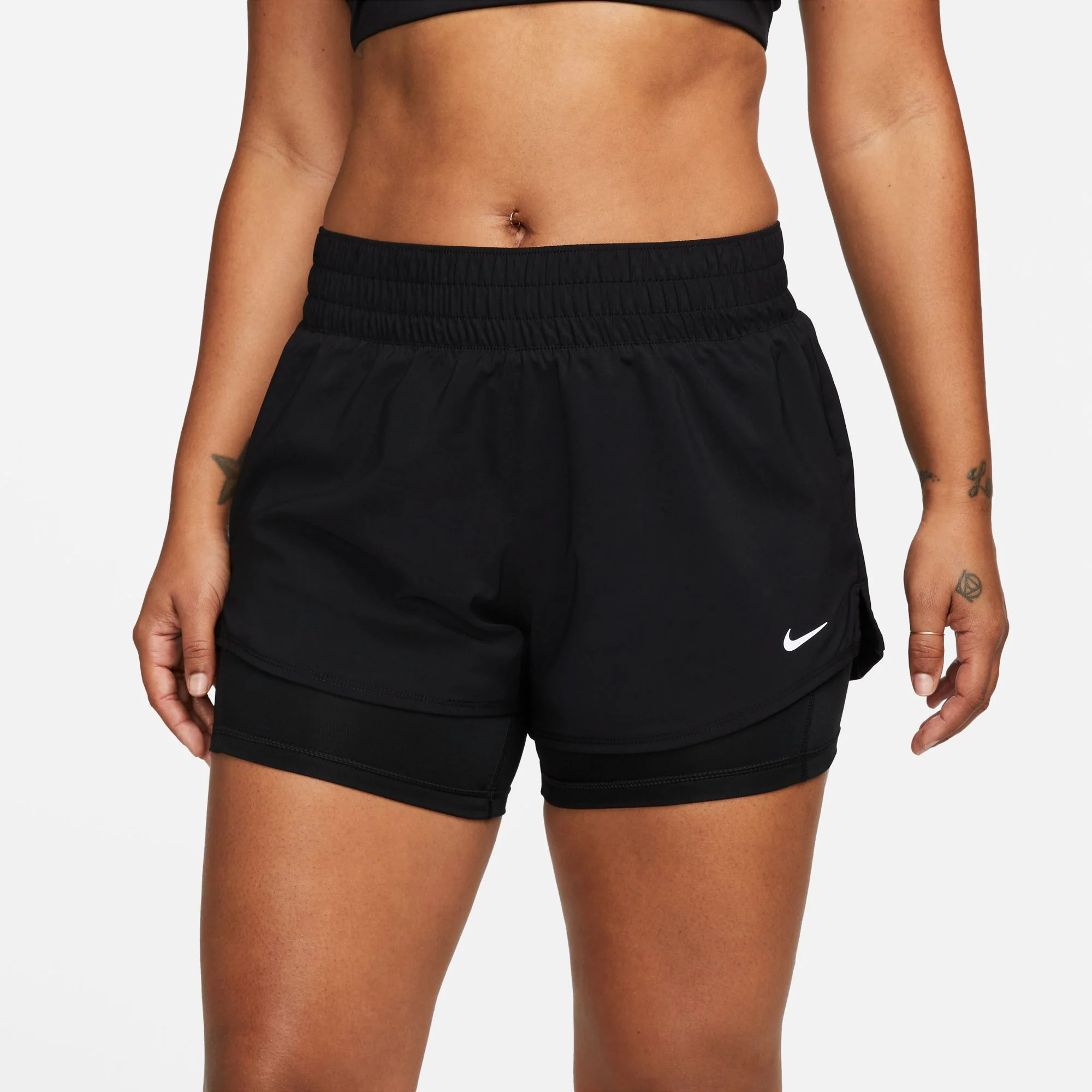 Dri-Fit One MR 2in1 Shorts Damer-Svart - Image 5