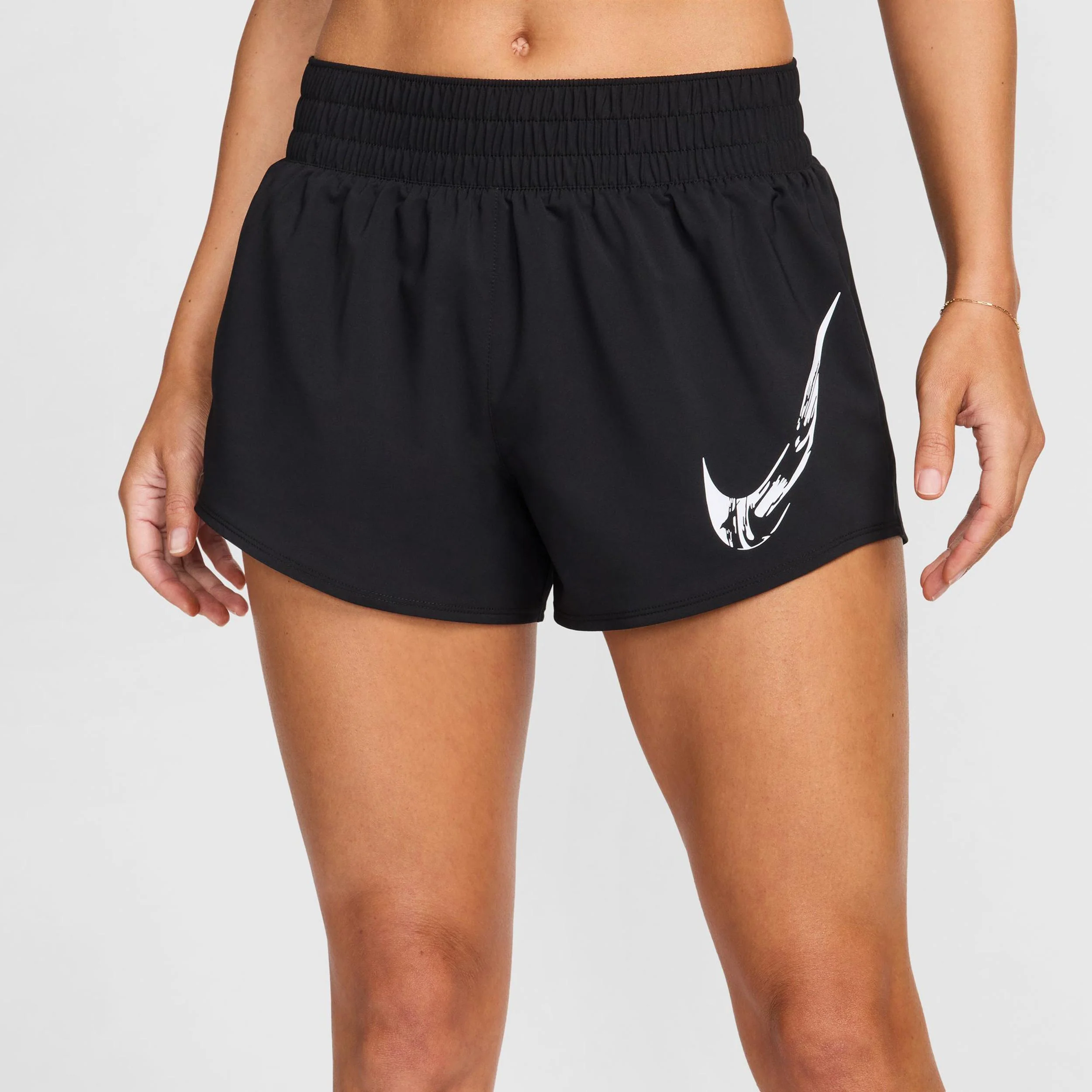 Dri-Fit One Swoosh Löparshorts Damer-Svart - Image 4