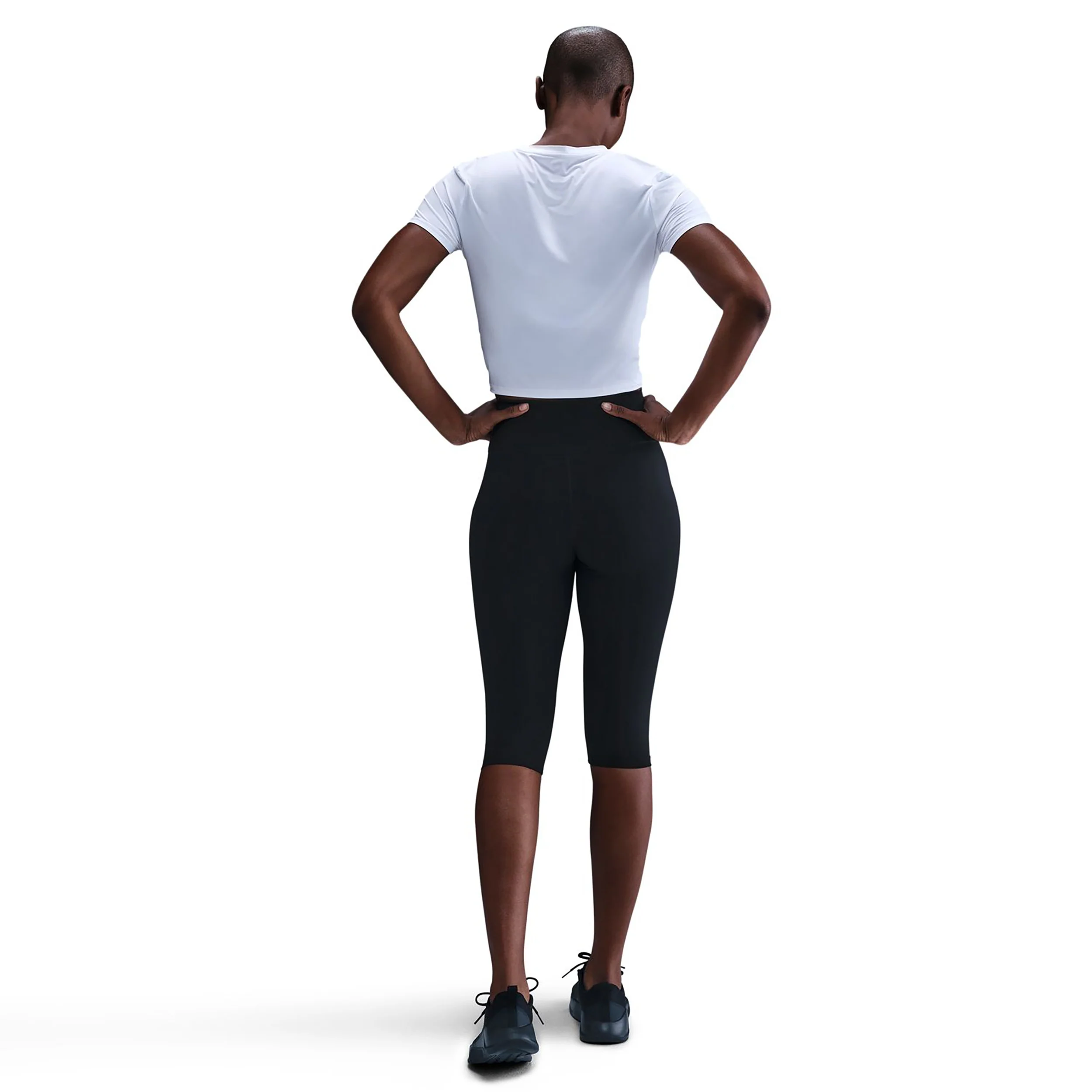 Dri-Fit One Tights Damer - svart, vit - Image 2