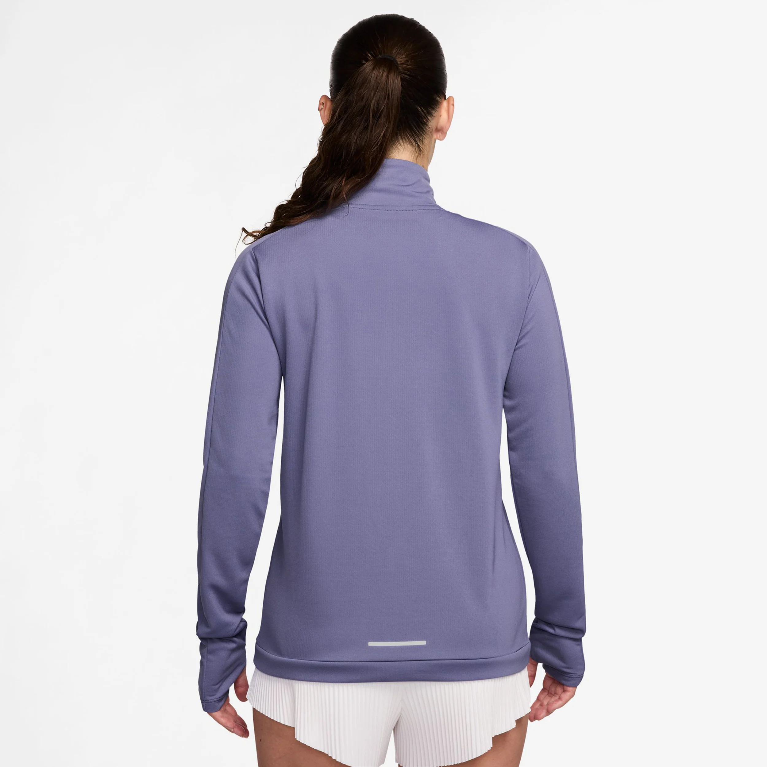 Dri-Fit Pacer 1/4-Zip Långärmat Damer - blågrå, - Image 2