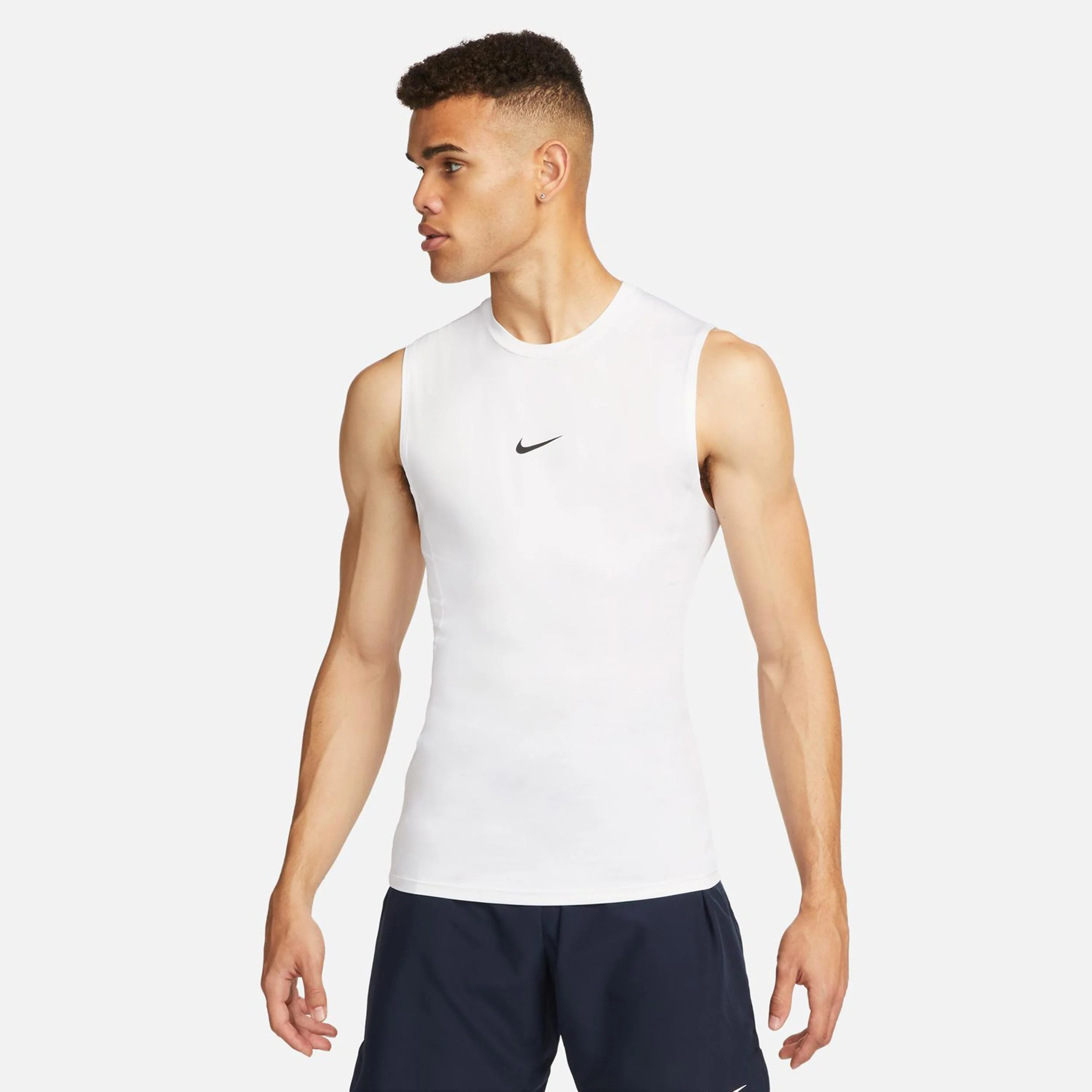 Dri-Fit Pro Tight Fitness Linne Herrar-Vit - Image 5
