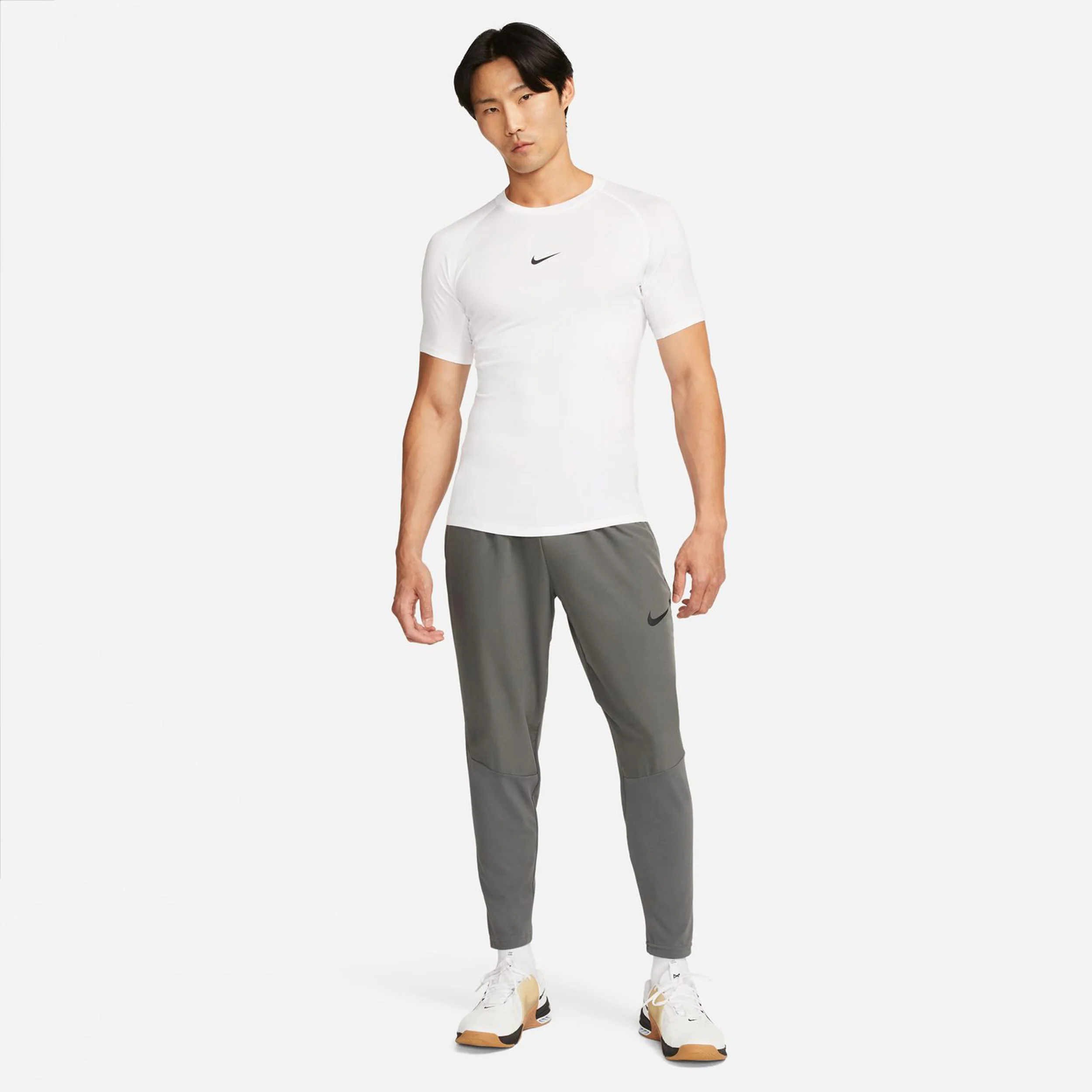 Dri-Fit Pro Tight Fitness T-shirt Herrar-Vit,Svart - Image 5