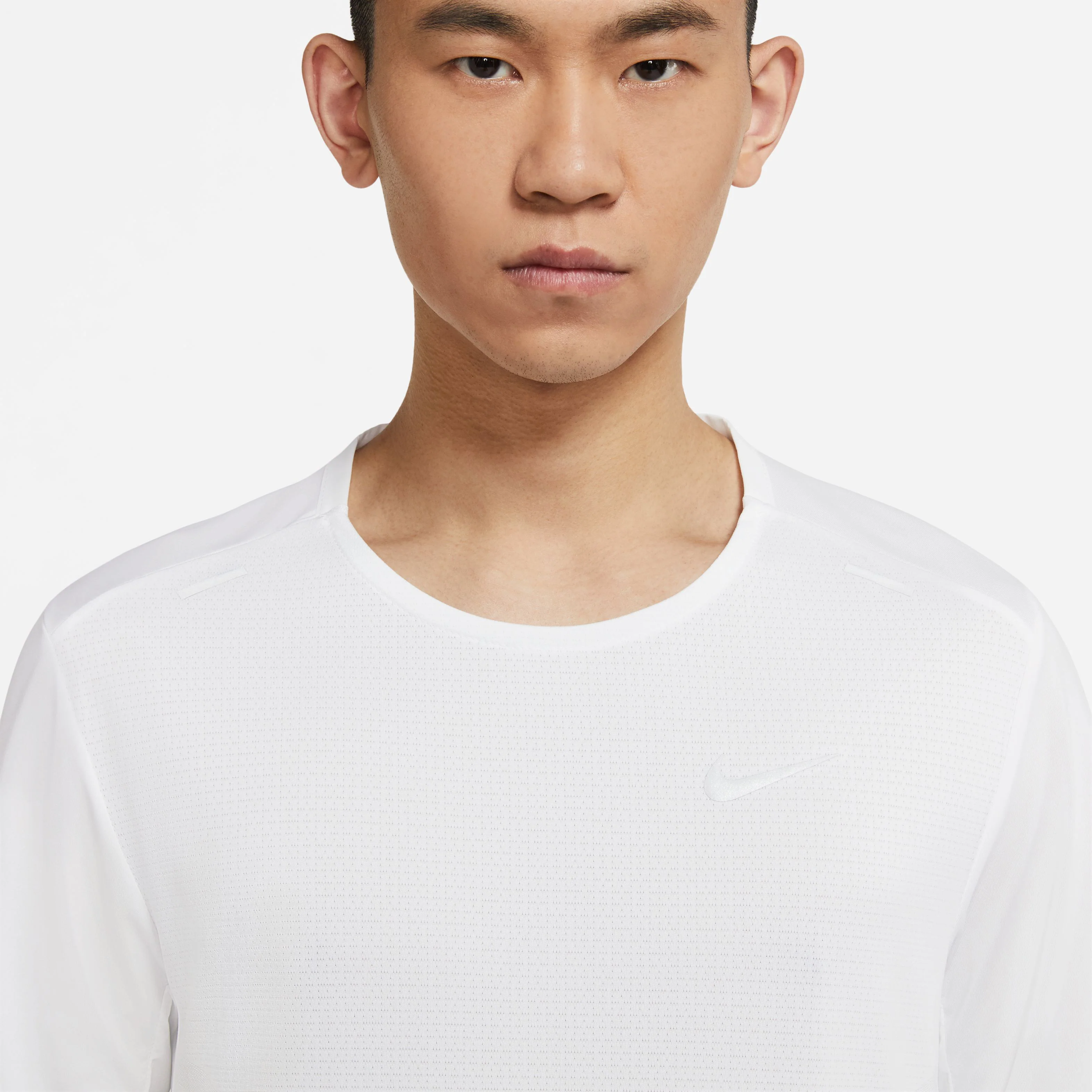 Dri-Fit Rise 365 Running Löpartröja Herrar - vit, silver - Image 8