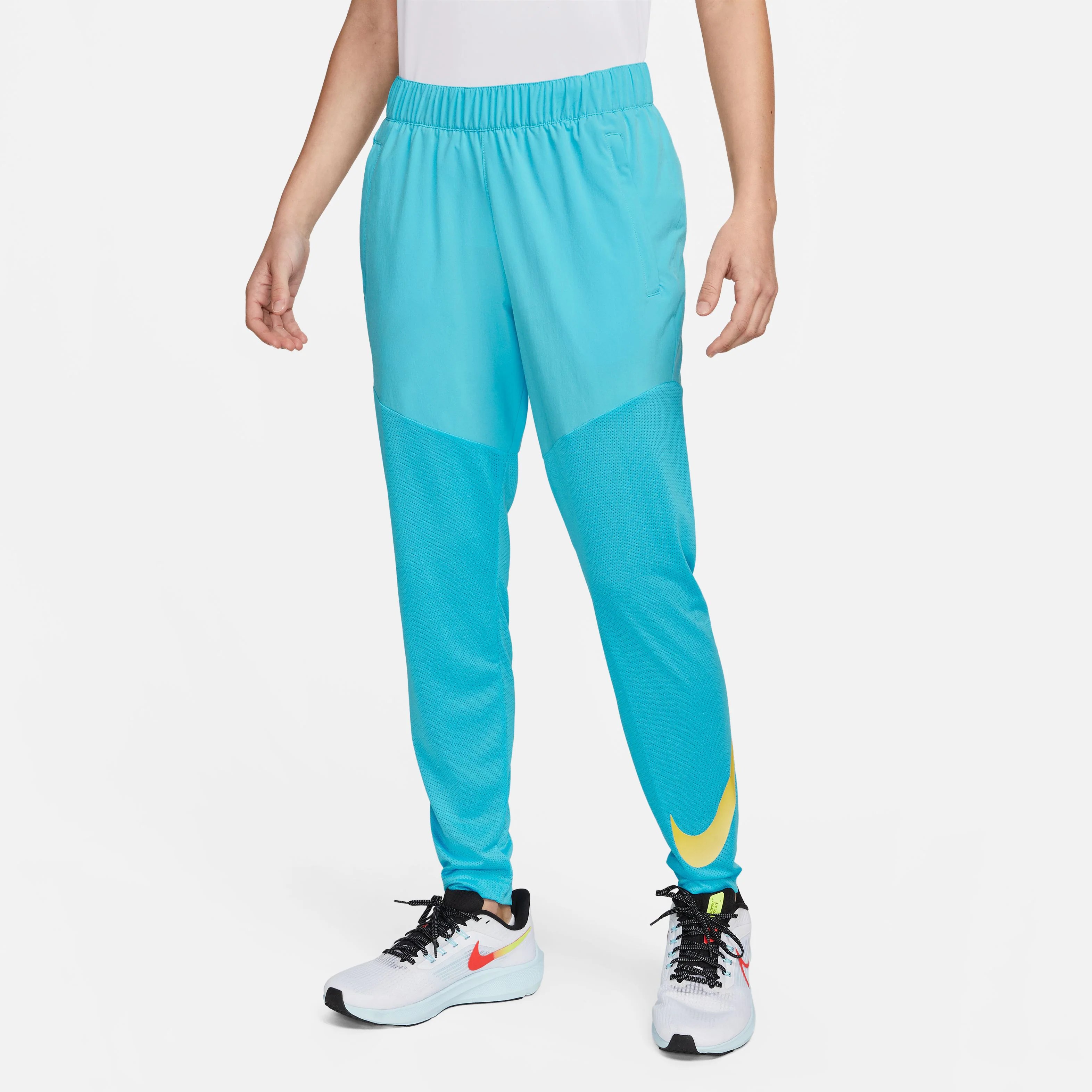 Dri-Fit Swoosh Run Löparbyxa Damer - blå, grå - Image 5