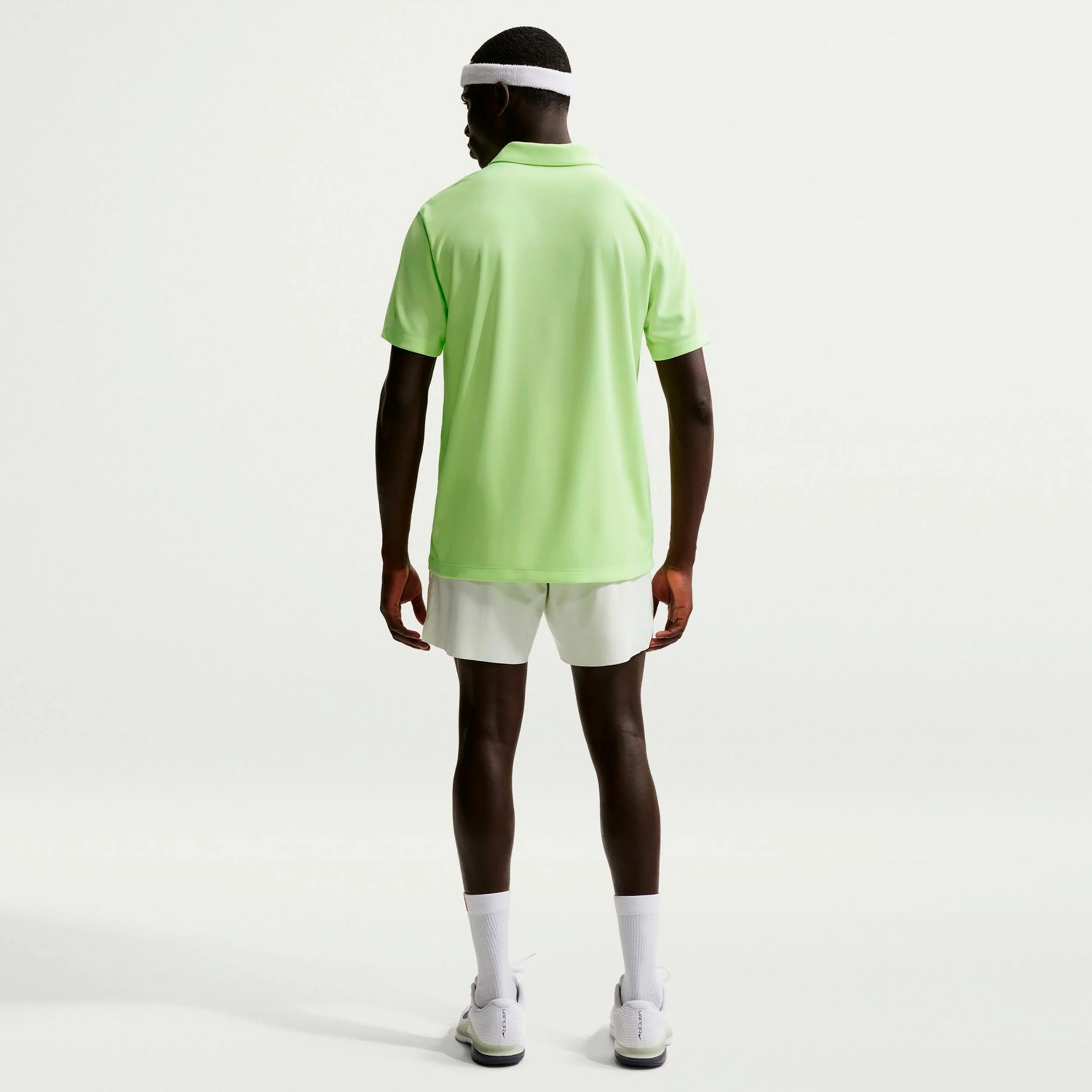 Dri-Fit Victory Court Solid Polo Herrar - lime - Image 3