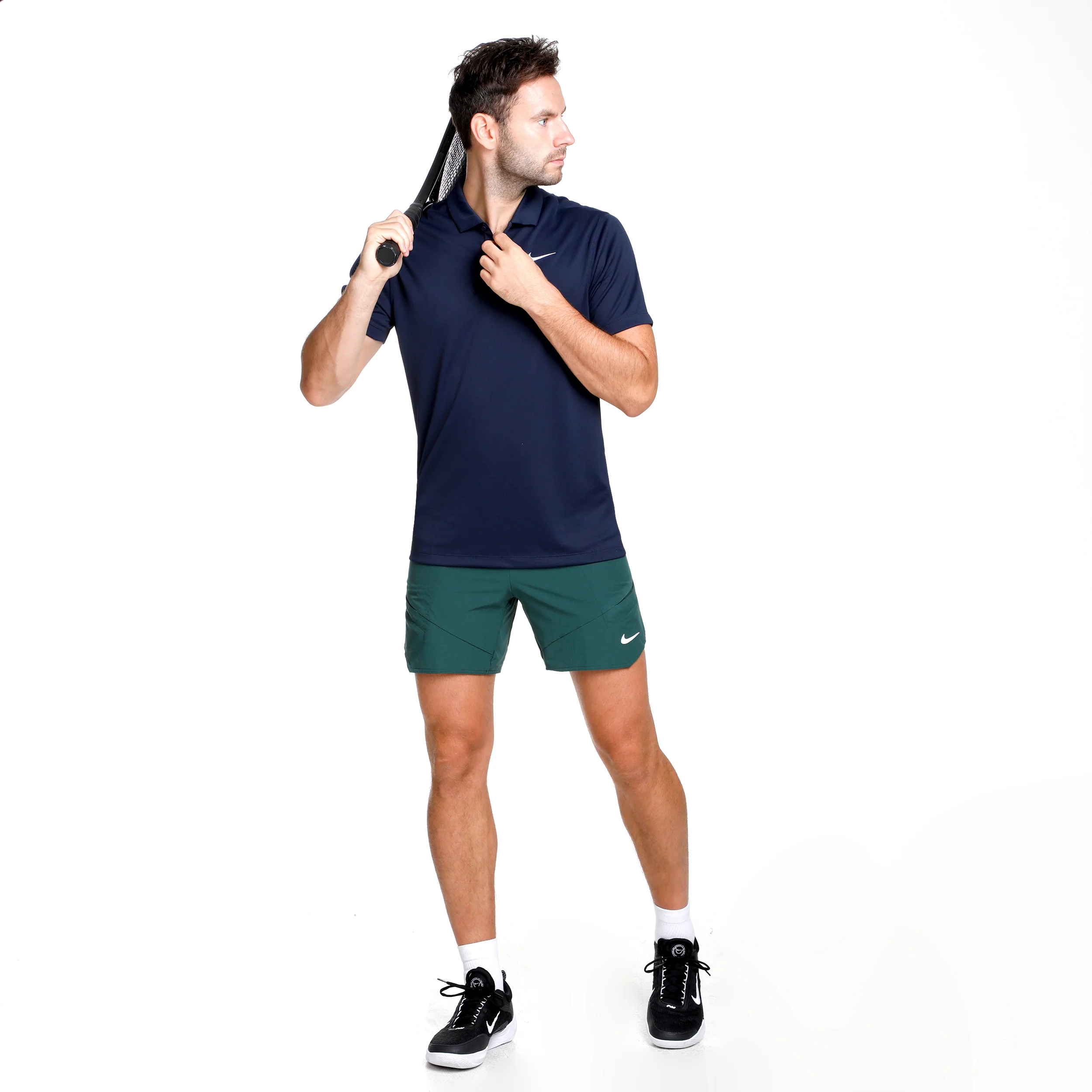 Dri-Fit Victory Court Solid Polo Herrar - mörkblå - Image 2