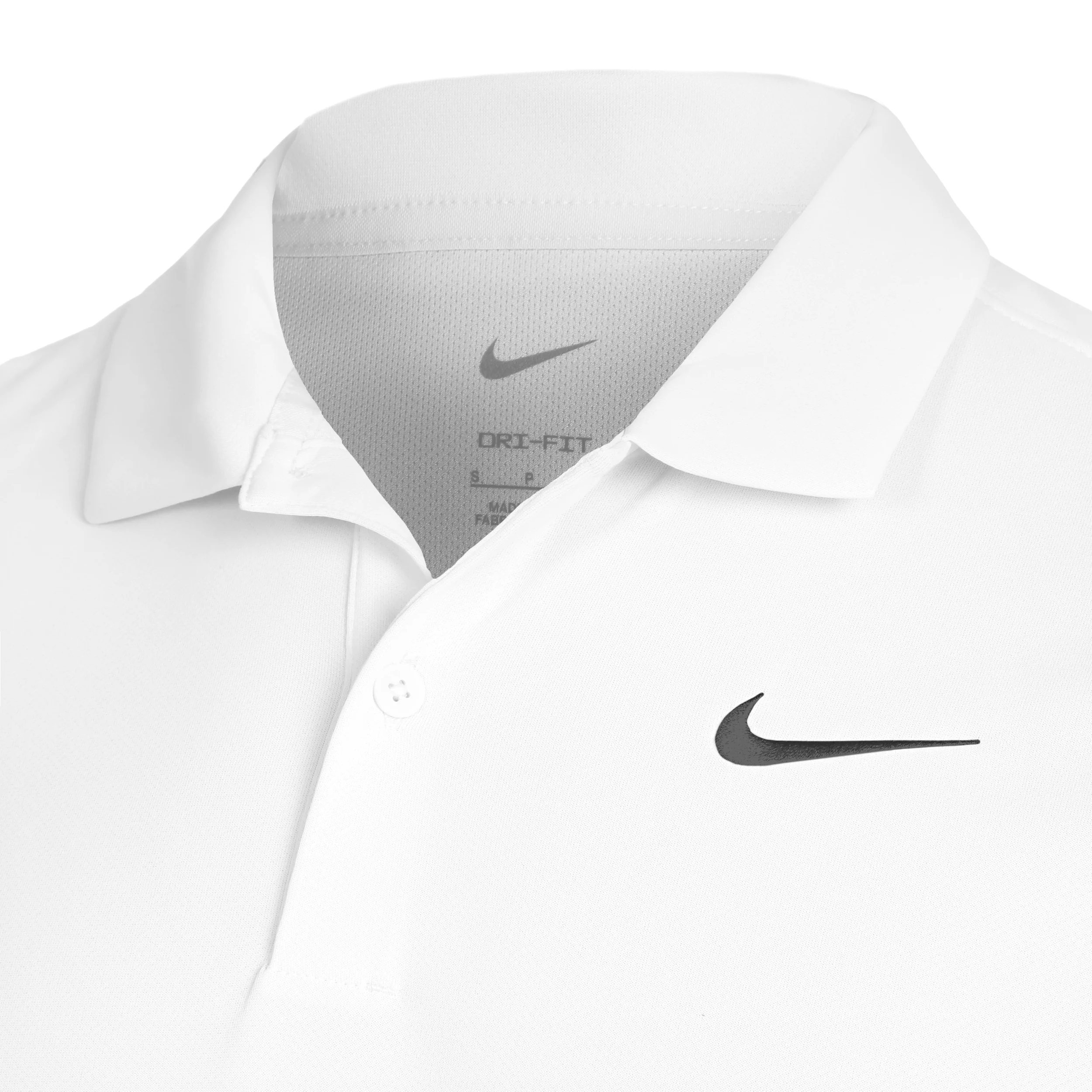 Dri-Fit Victory Court Solid Polo Herrar - vit - Image 7