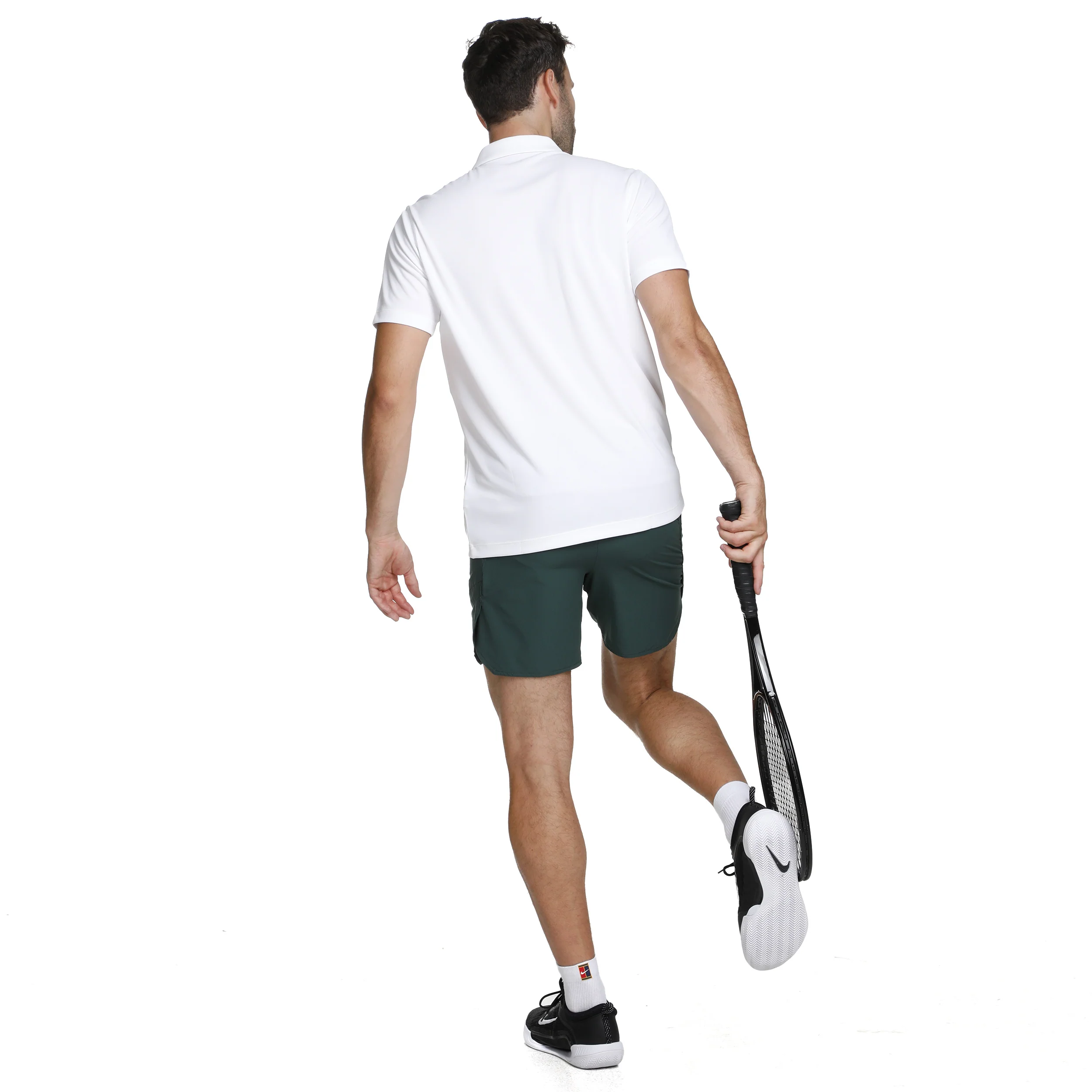 Dri-Fit Victory Court Solid Polo Herrar - vit - Image 8