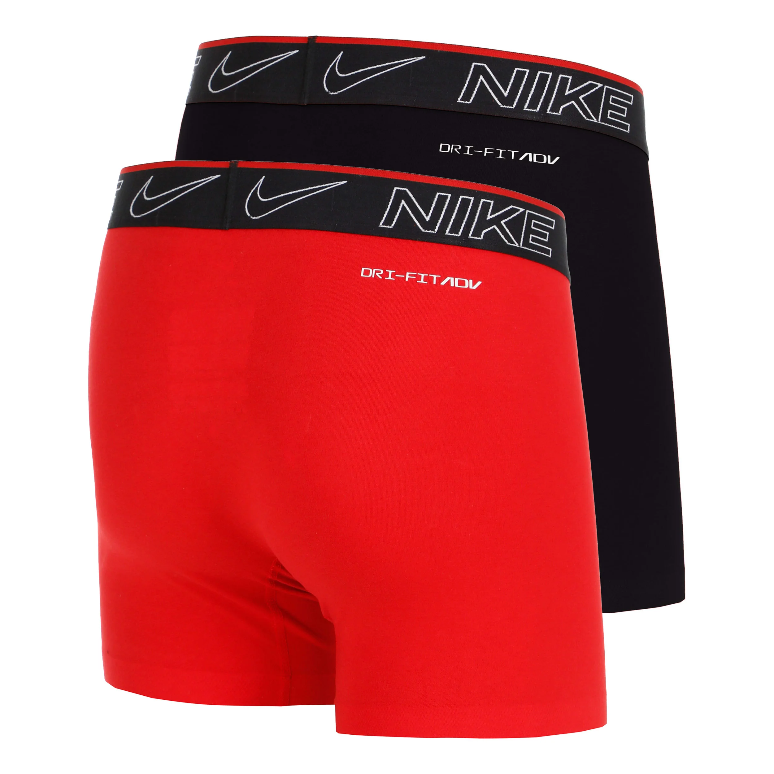 Elite Cotton Stretch Boxershorts 2-pack Herrar-Svart,Röd - Image 2