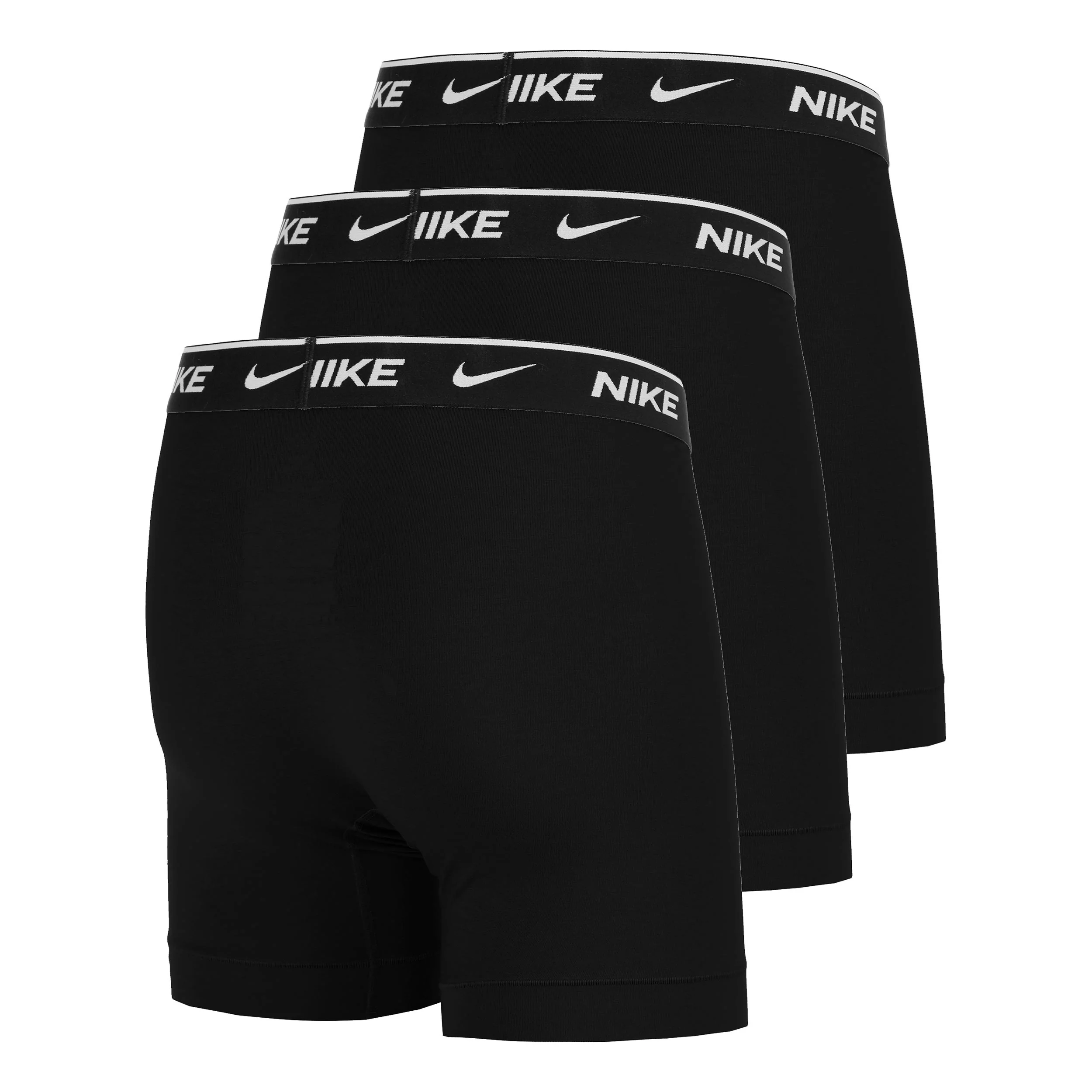 Essential Cotton Stretch Boxer Brief Boxershorts - 3-pack Herrar-svart, svart - Image 2