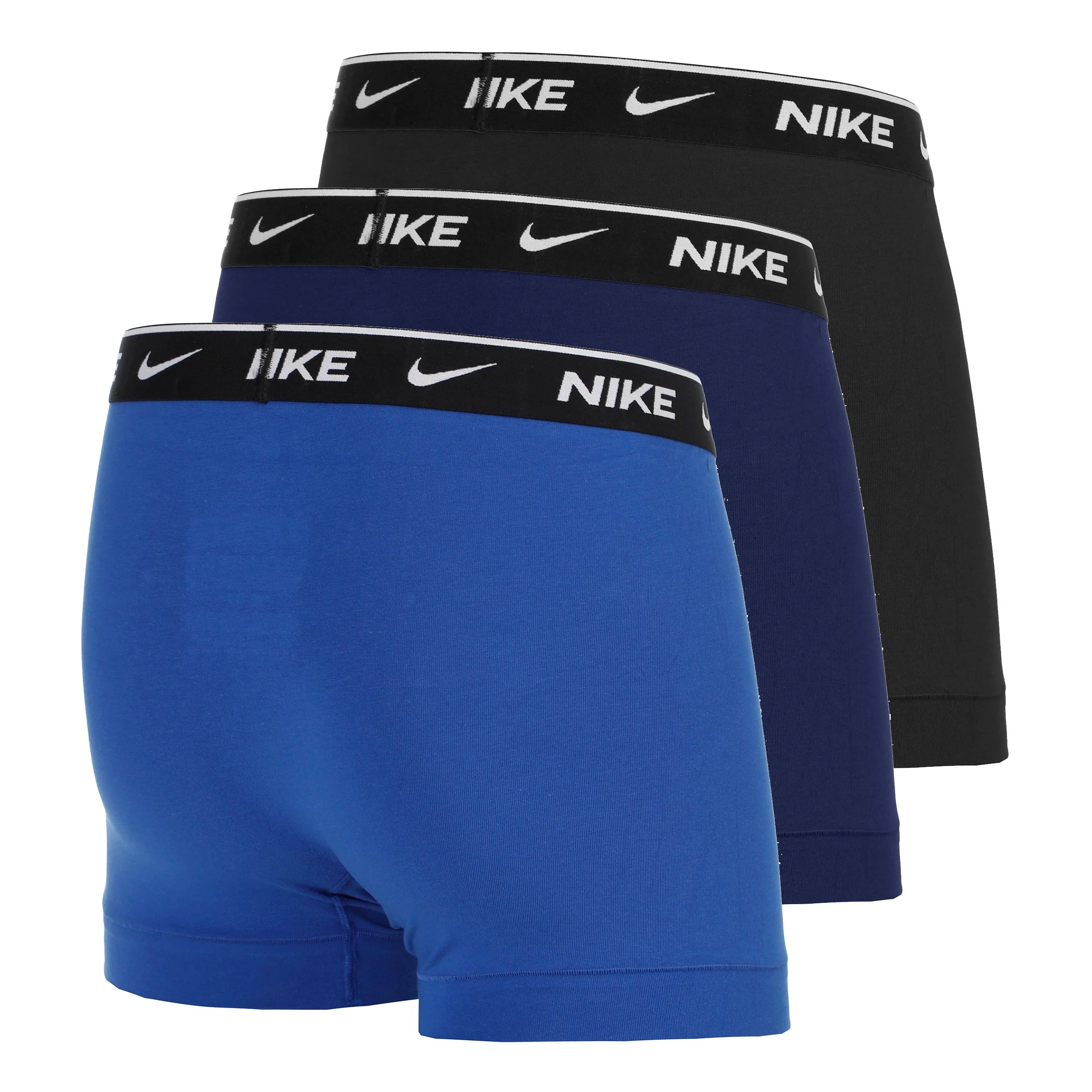Essential Cotton Stretch Trunk Boxershorts 3-pack Herrar - blå, blå - Image 2