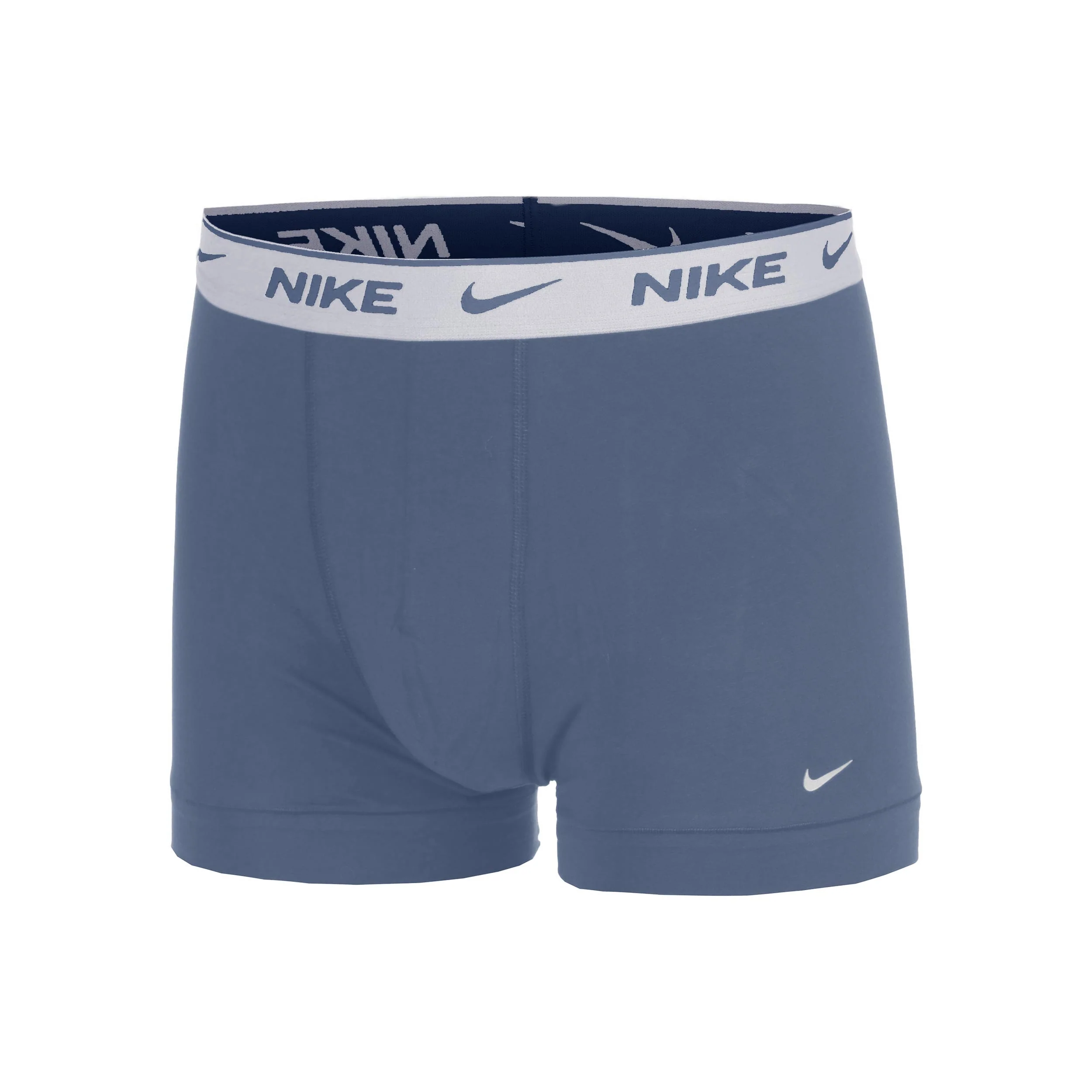 Essential Cotton Stretch Trunk Boxershorts 3-pack Herrar - blå, orange - Image 3