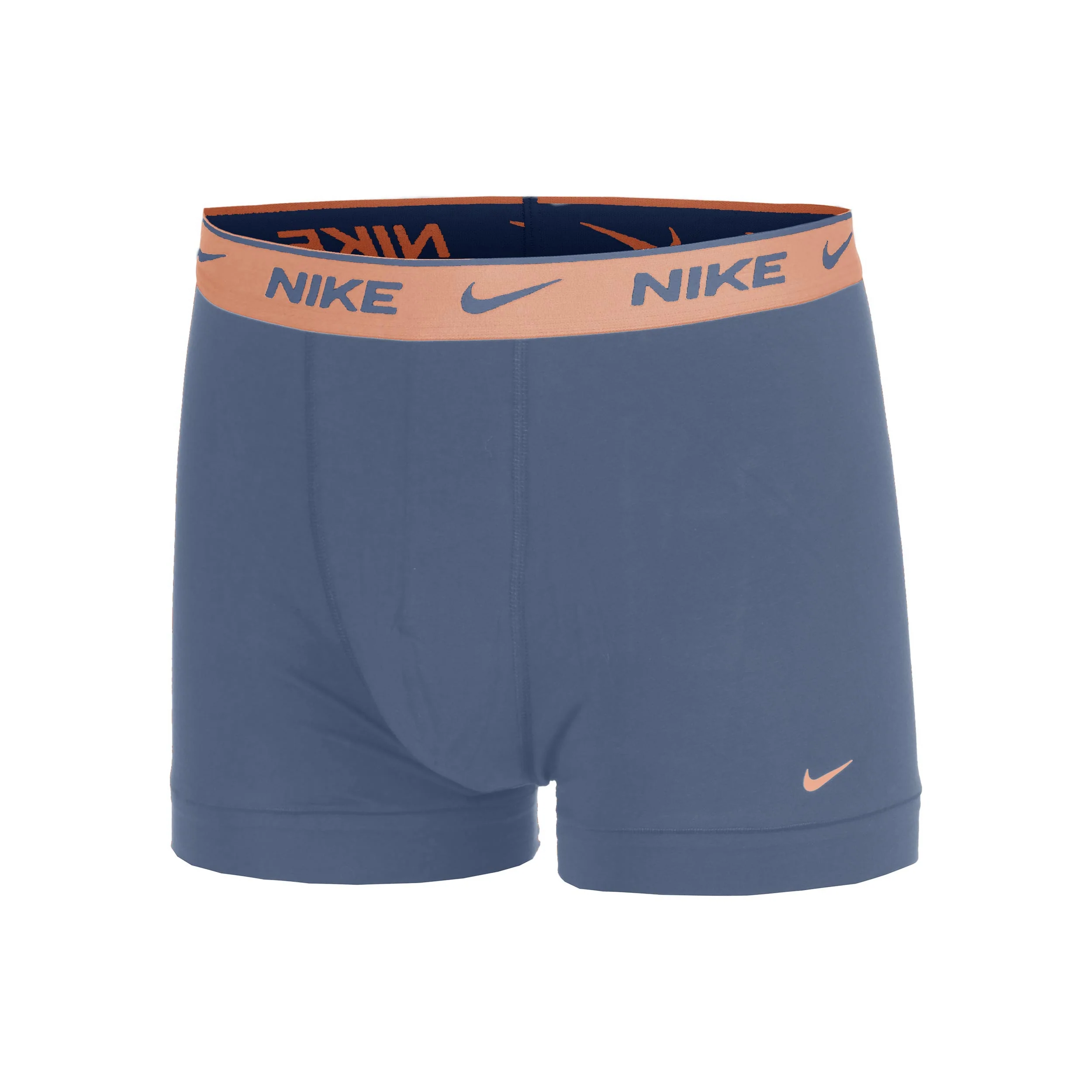 Essential Cotton Stretch Trunk Boxershorts 3-pack Herrar - blå, orange - Image 7