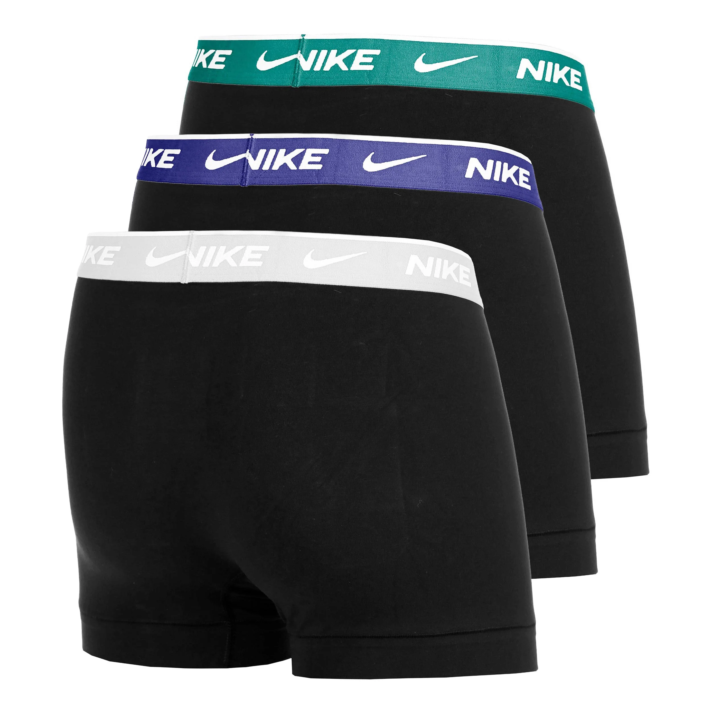 Essential Cotton Stretch Trunk Boxershorts 3-pack Herrar - svart, blå - Image 2