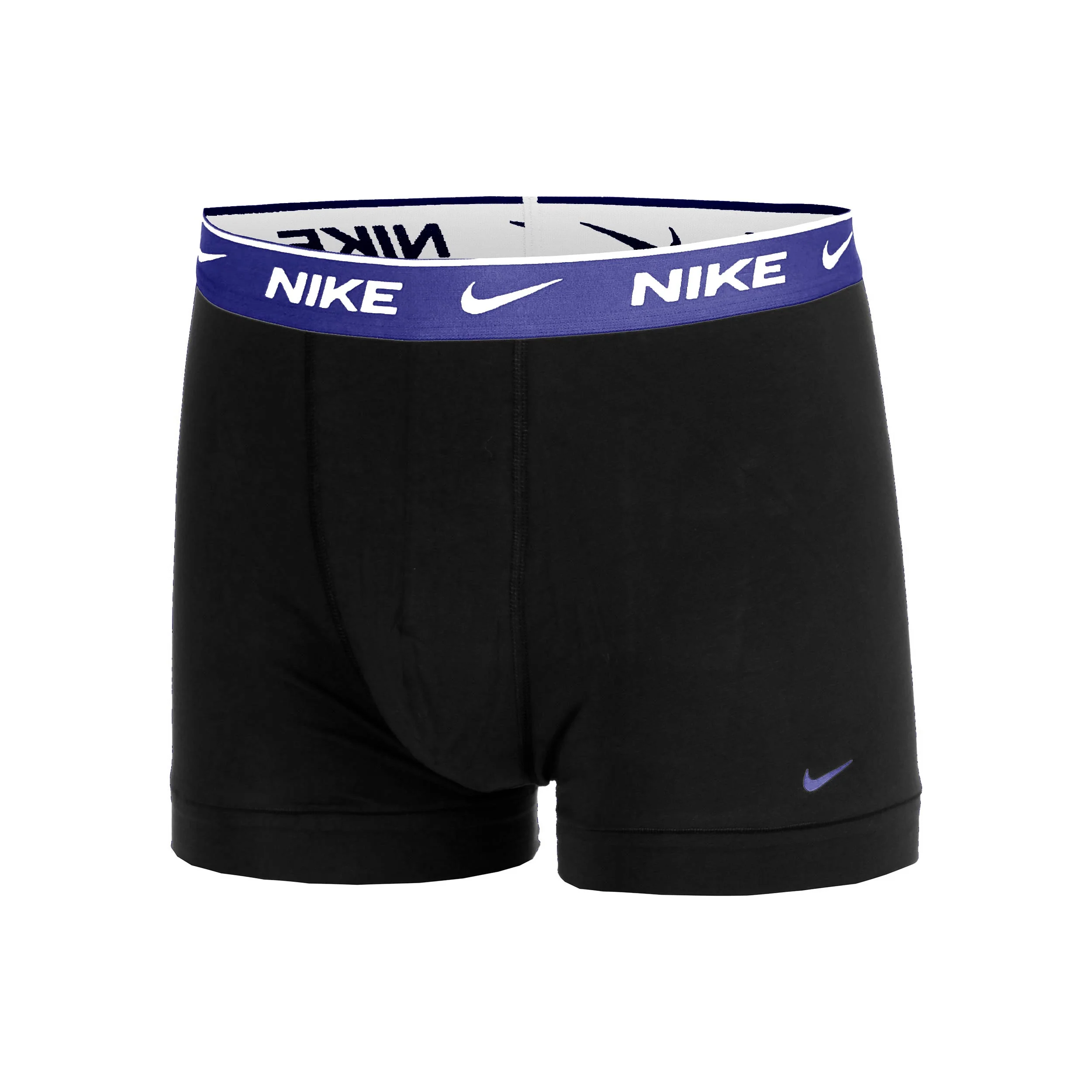 Essential Cotton Stretch Trunk Boxershorts 3-pack Herrar - svart, blå - Image 5